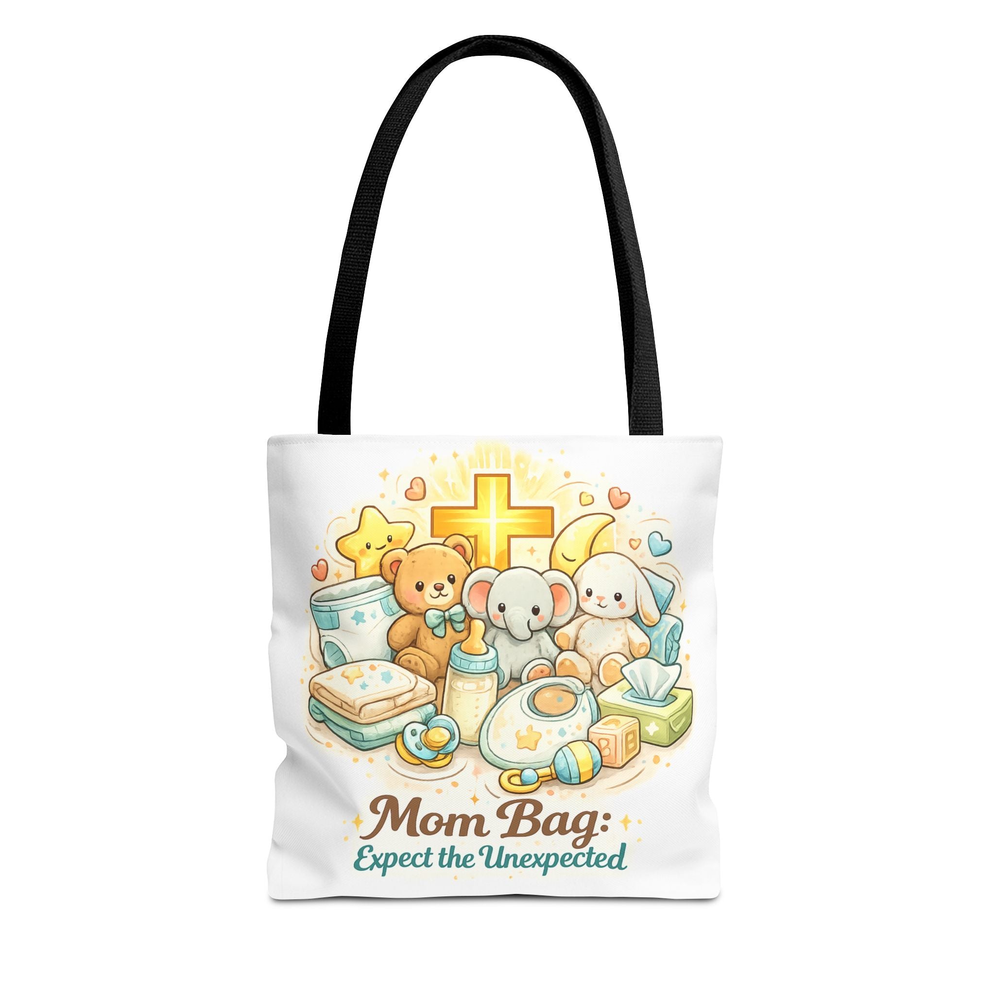 Mom Bag White Tote Bag | All-Over Print Tote