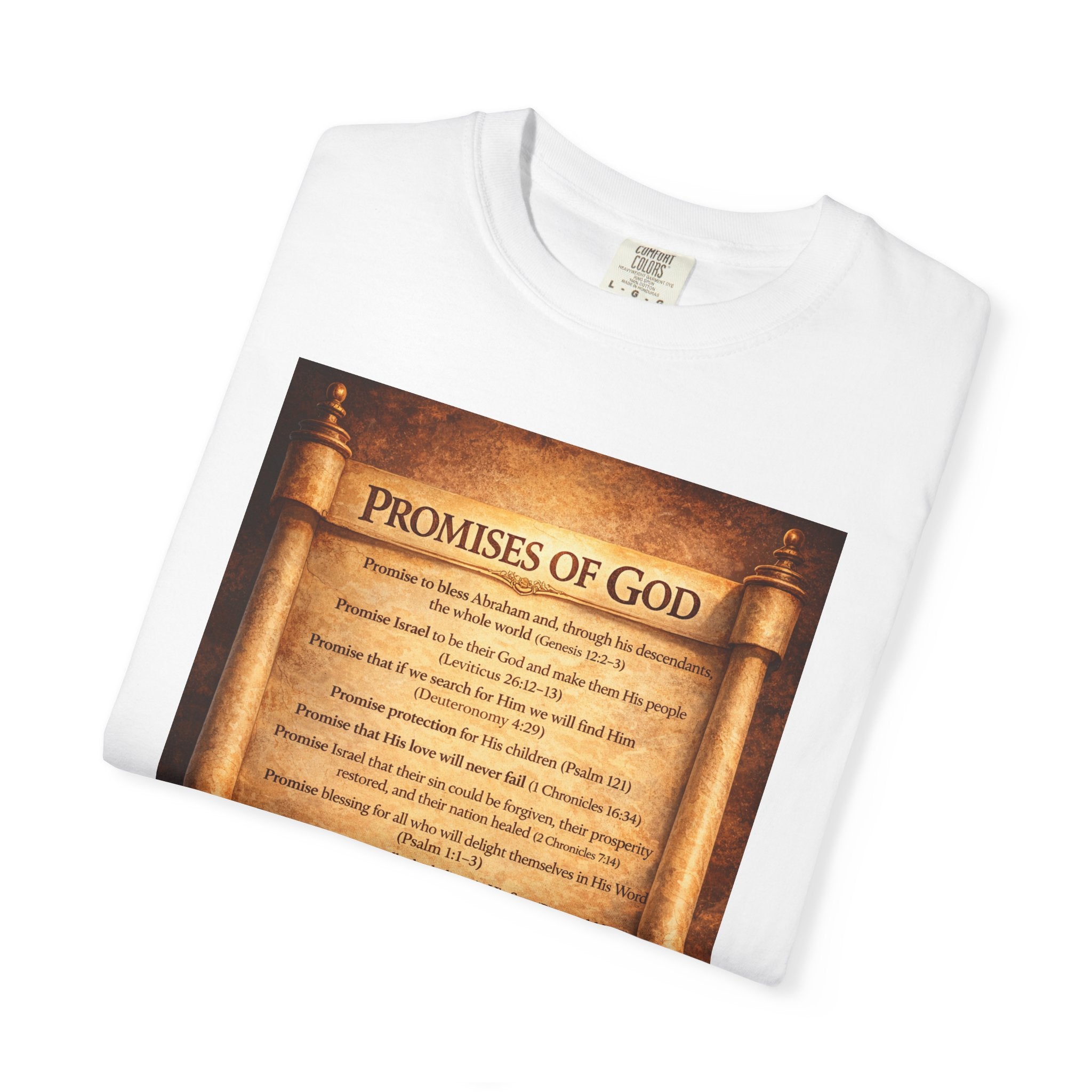 Promises of God T-shirt | Spiritual Praise Tee, Religious Faith Graphic