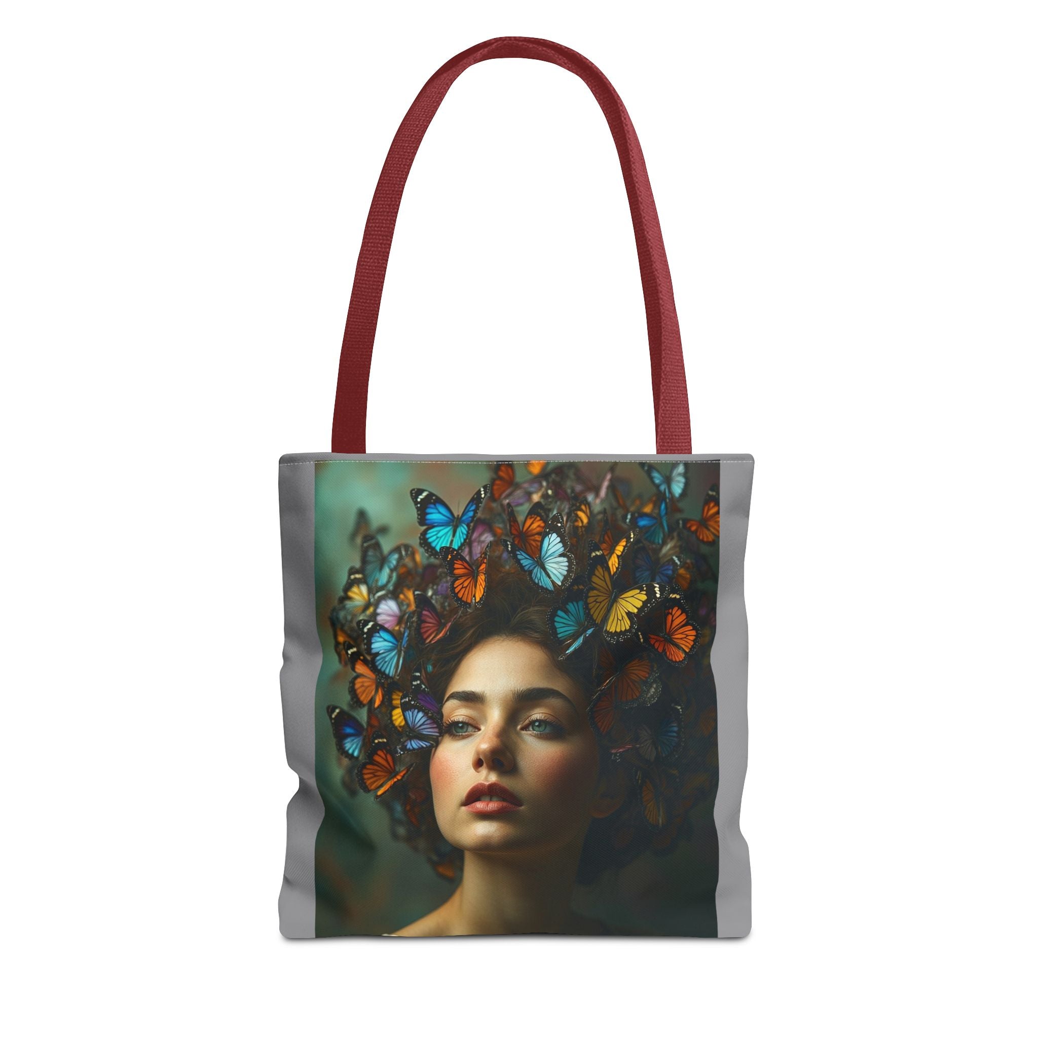 Tote Bag - Butterfly Hair, Carry-All Shoulder Bag, Reusable Shopping Tote, Gift for Animal Lovers