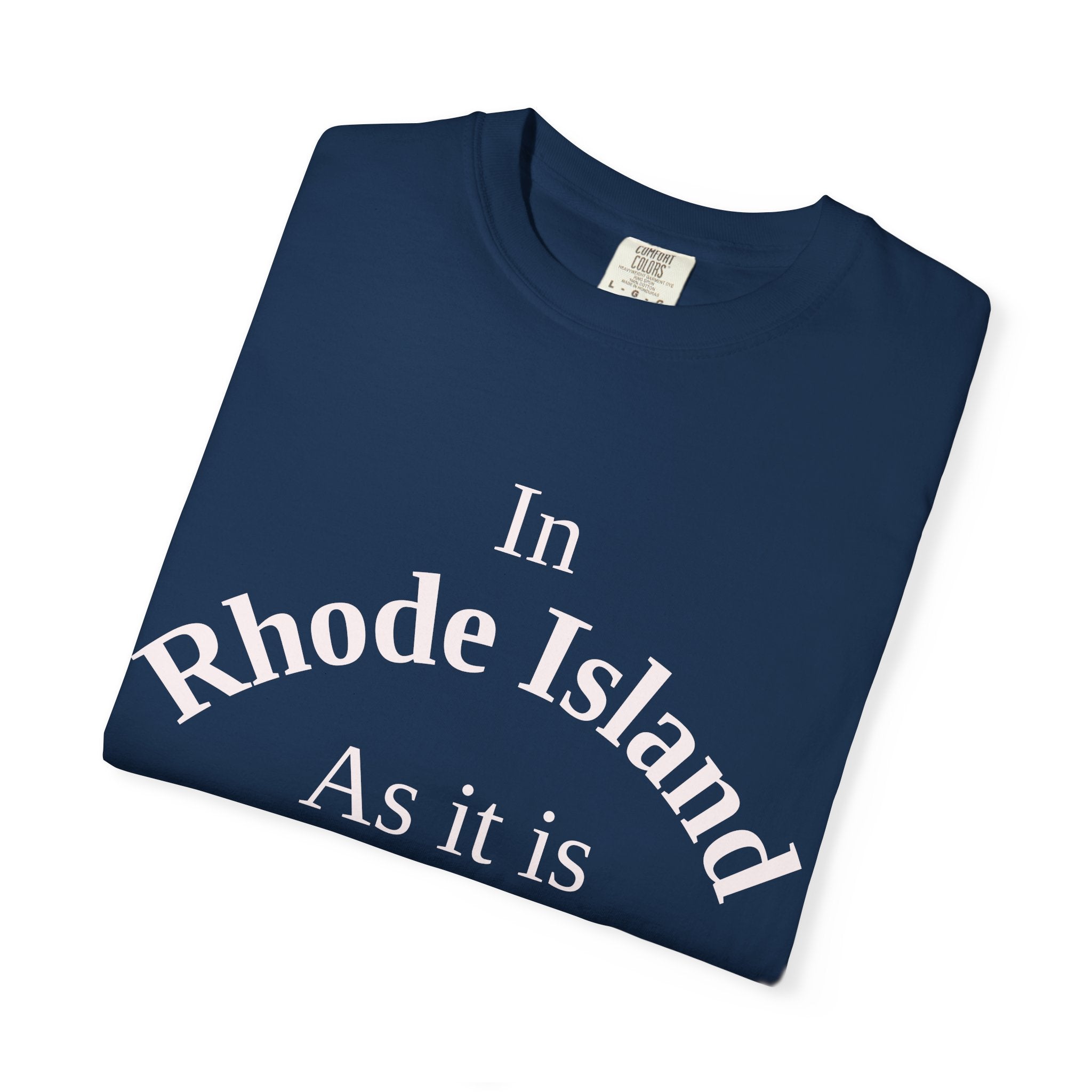 Rhode Island Unisex T-Shirt, Matthew 6:10 Faith Apparel, Everyday Inspiration Tee, Home State Love Christian Clothing