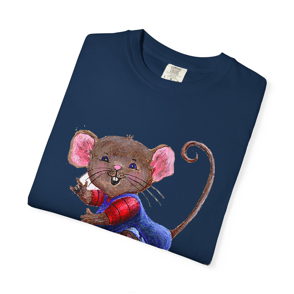 I Love You Mouse Version 2 Unisex T-shirt, Apparel, Clothing, Cute Mouse Tee, Christian Gift, Casual Top