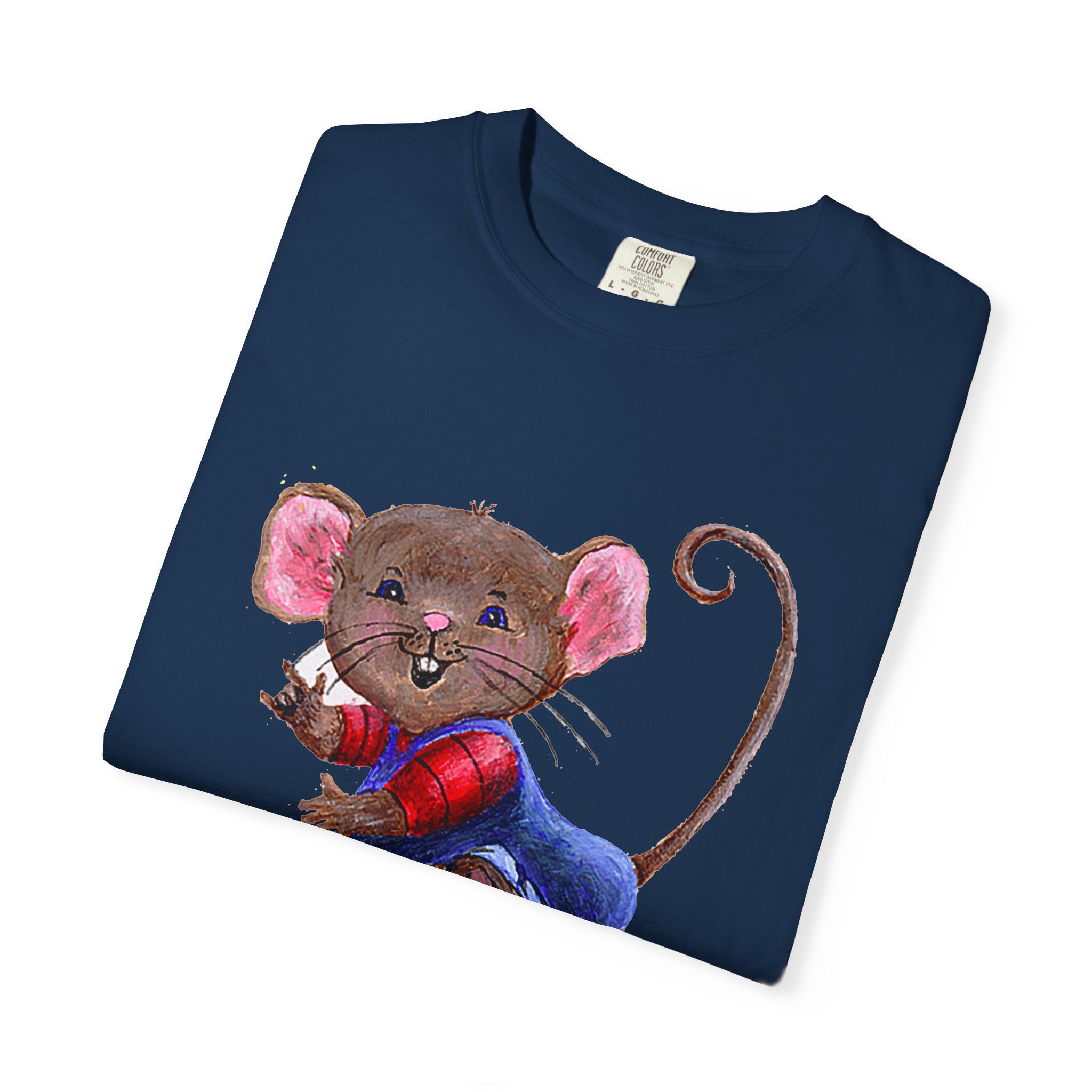 I Love You Mouse Version 2 Unisex T-shirt, Apparel, Clothing, Cute Mouse Tee, Christian Gift, Casual Top