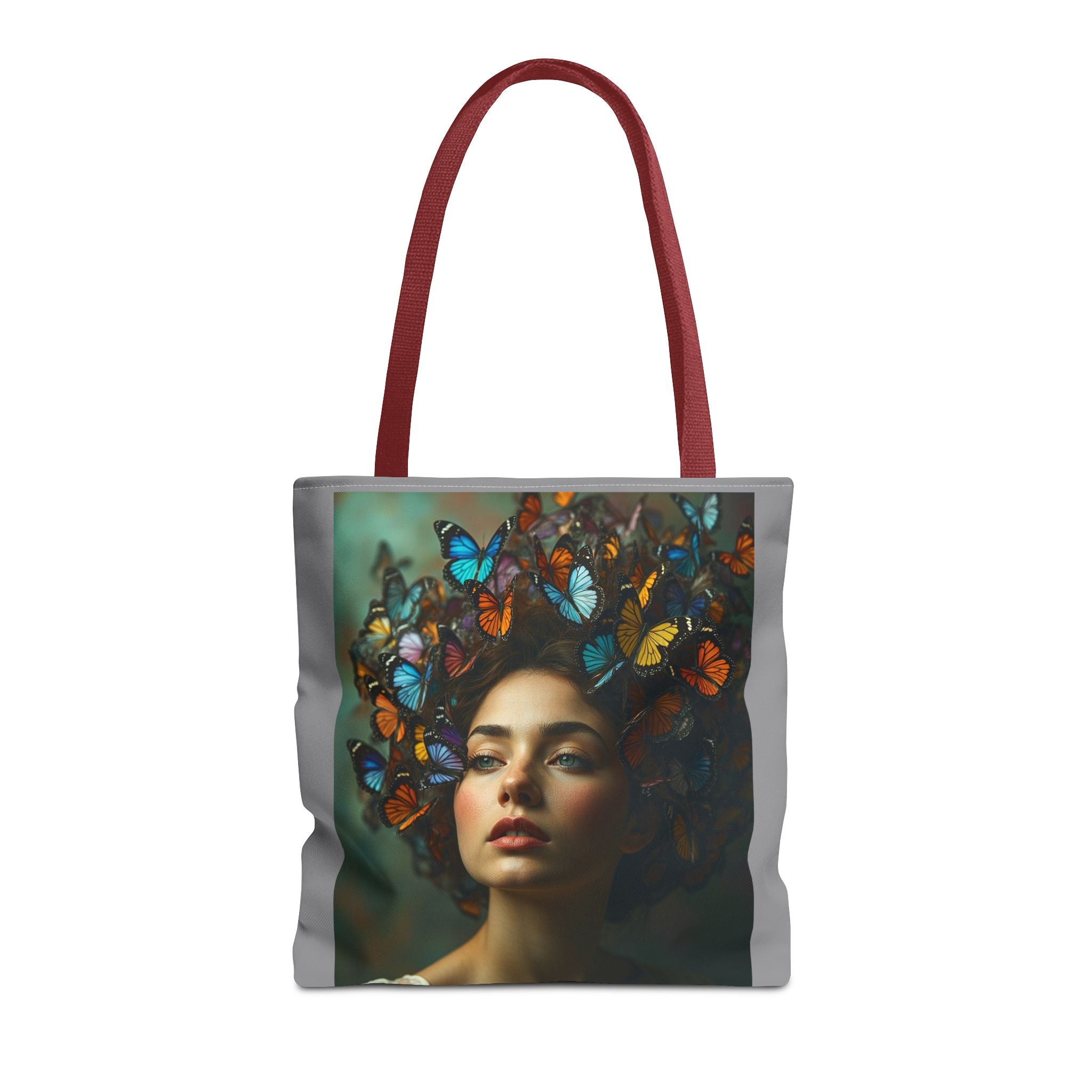 Tote Bag - Butterfly Hair, Carry-All Shoulder Bag, Reusable Shopping Tote, Gift for Animal Lovers