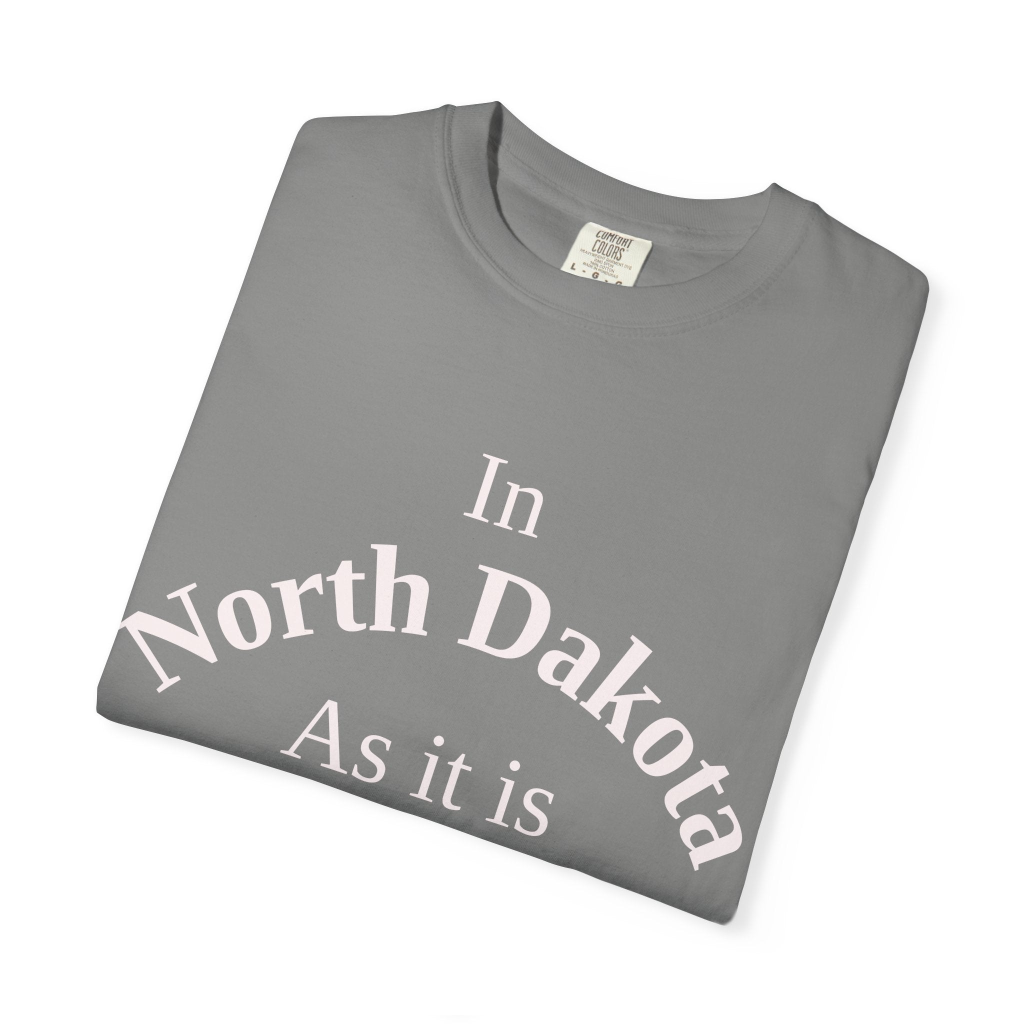 North Dakota Unisex T-Shirt, Matthew 6:10 Faith Apparel, Everyday Inspiration Tee, Home State Love Christian Clothing
