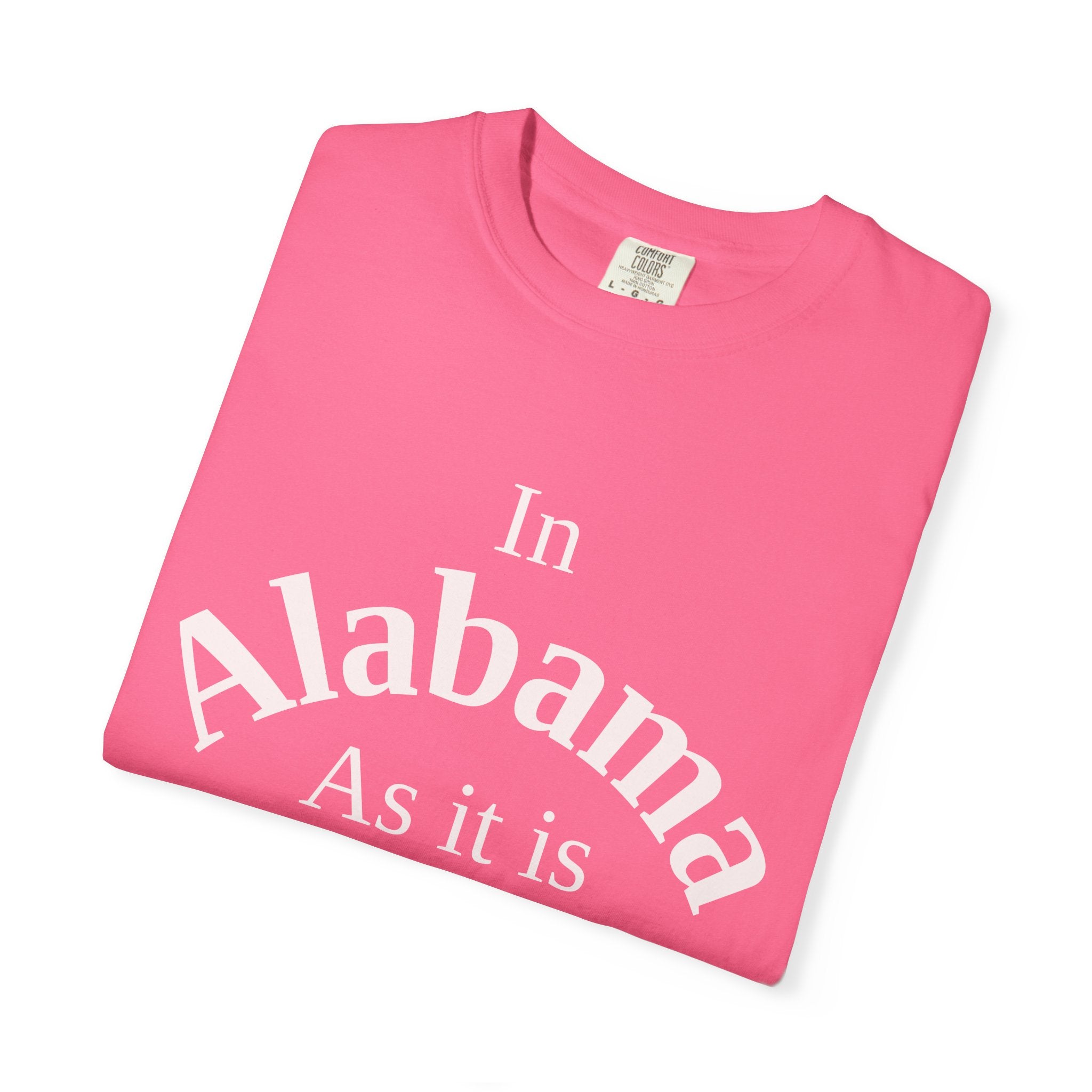 Alabama Unisex T-Shirt, Matthew 6:10 Faith Apparel, Everyday Inspiration Tee, Home State Love Christian Clothing