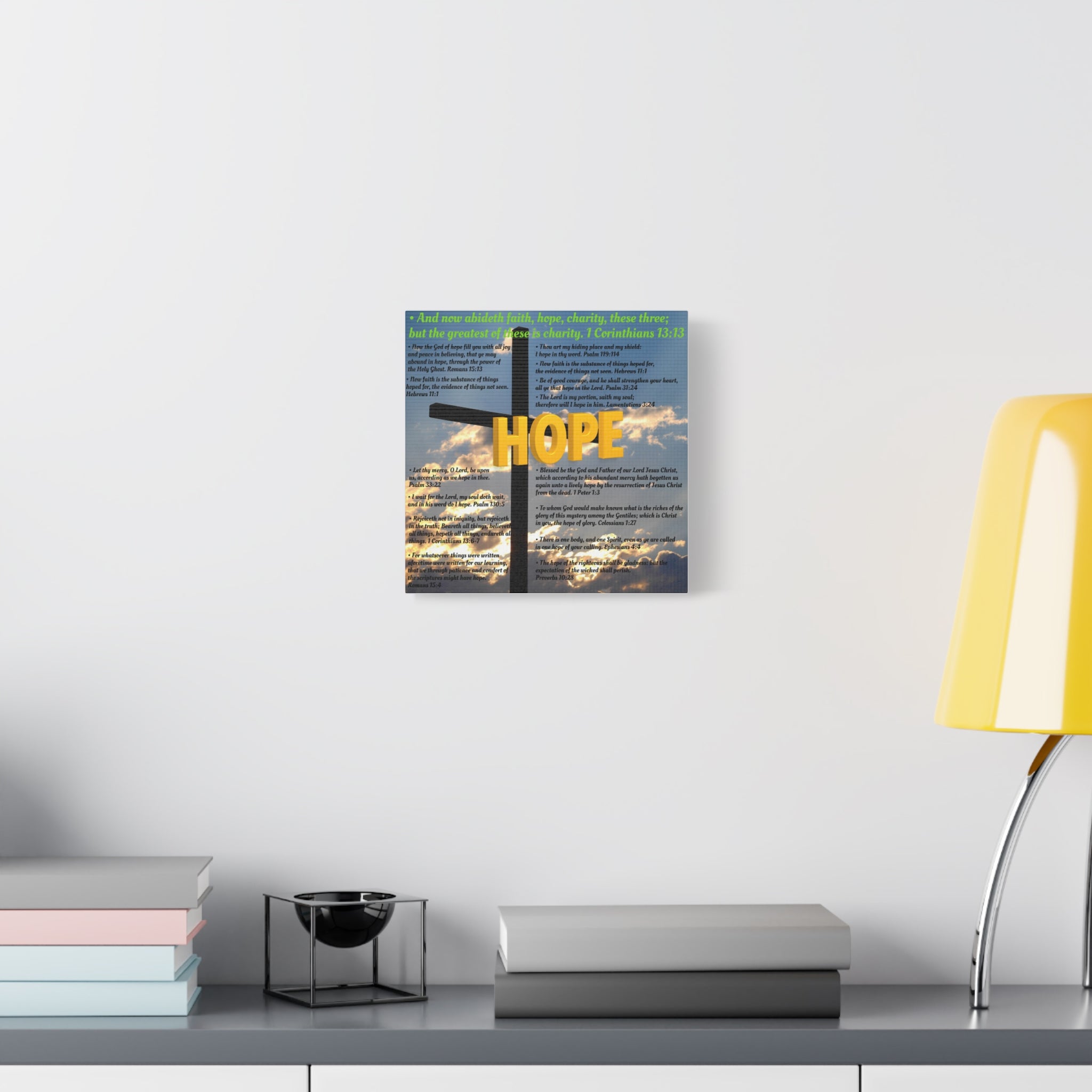 Hope Set 2 of 3 Canvas Art, Stretched Canvas Print Wall Decor, Unique Gift Idea