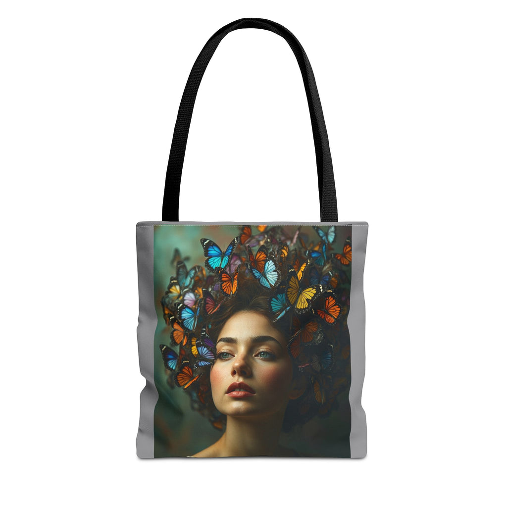 Tote Bag - Butterfly Hair, Carry-All Shoulder Bag, Reusable Shopping Tote, Gift for Animal Lovers
