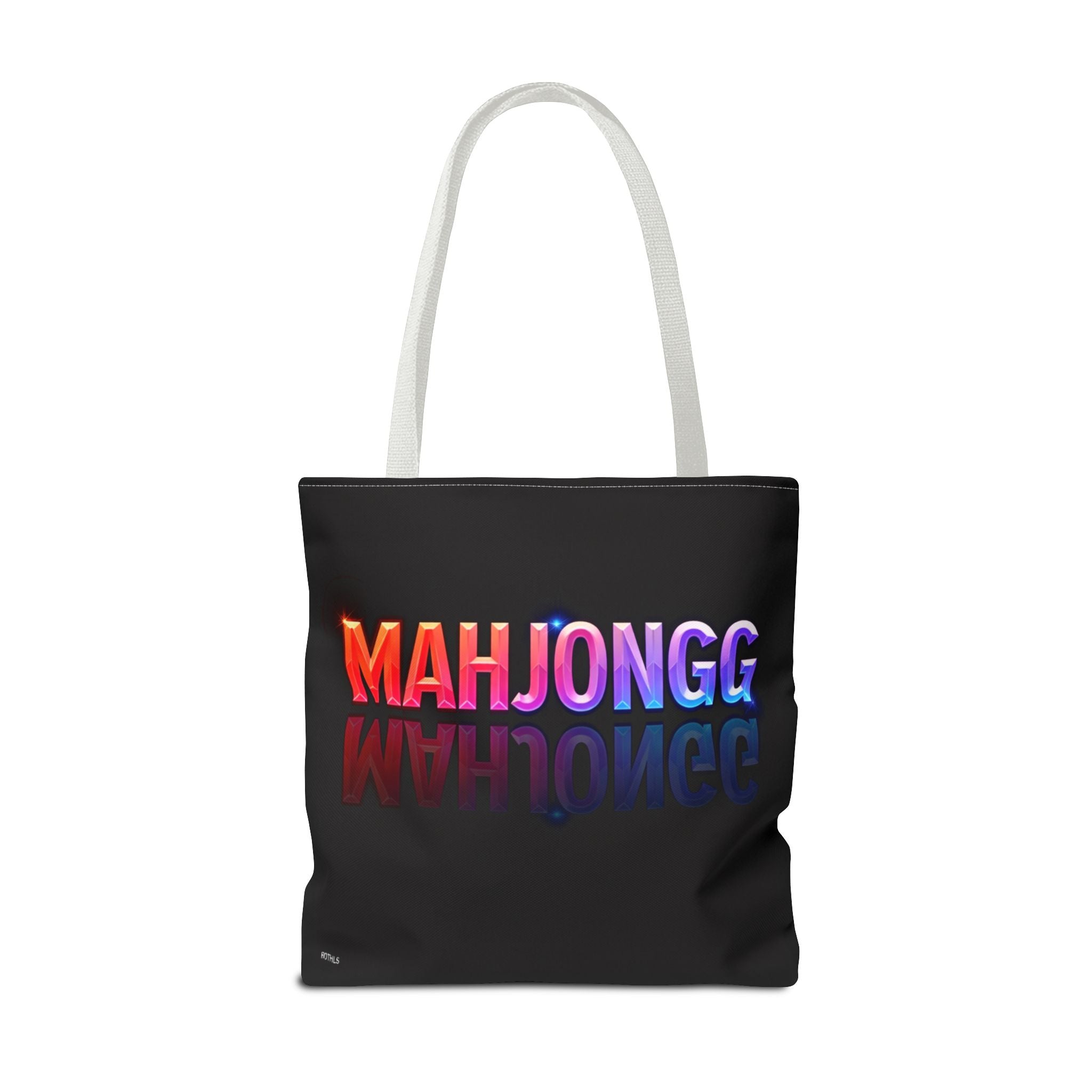 Black American Mahjongg Tiles Tote Bag | All-Over Print Tote