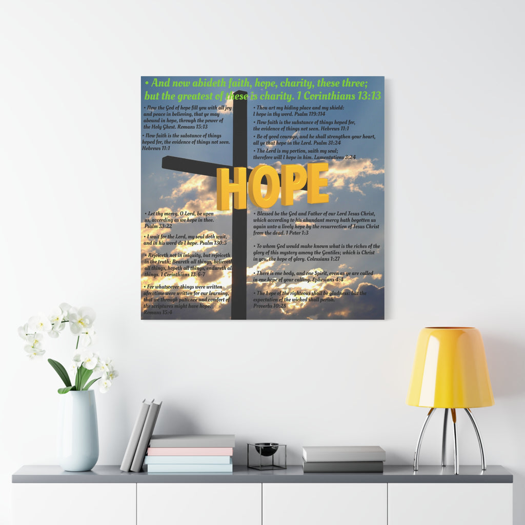 Hope Set 2 of 3 Canvas Art, Stretched Canvas Print Wall Decor, Unique Gift Idea