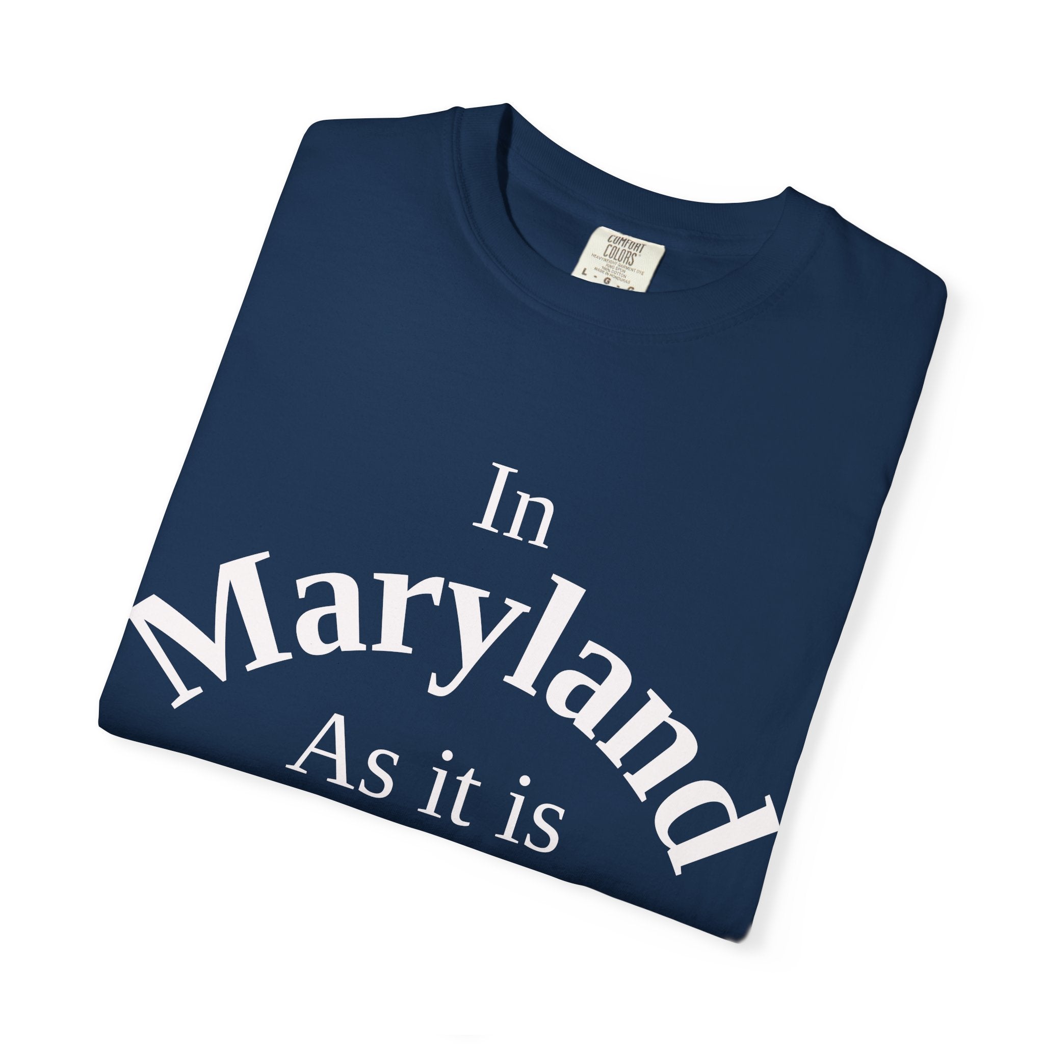 Maryland Unisex T-Shirt, Matthew 6:10 Faith Apparel, Everyday Inspiration Tee, Home State Love Christian Clothing