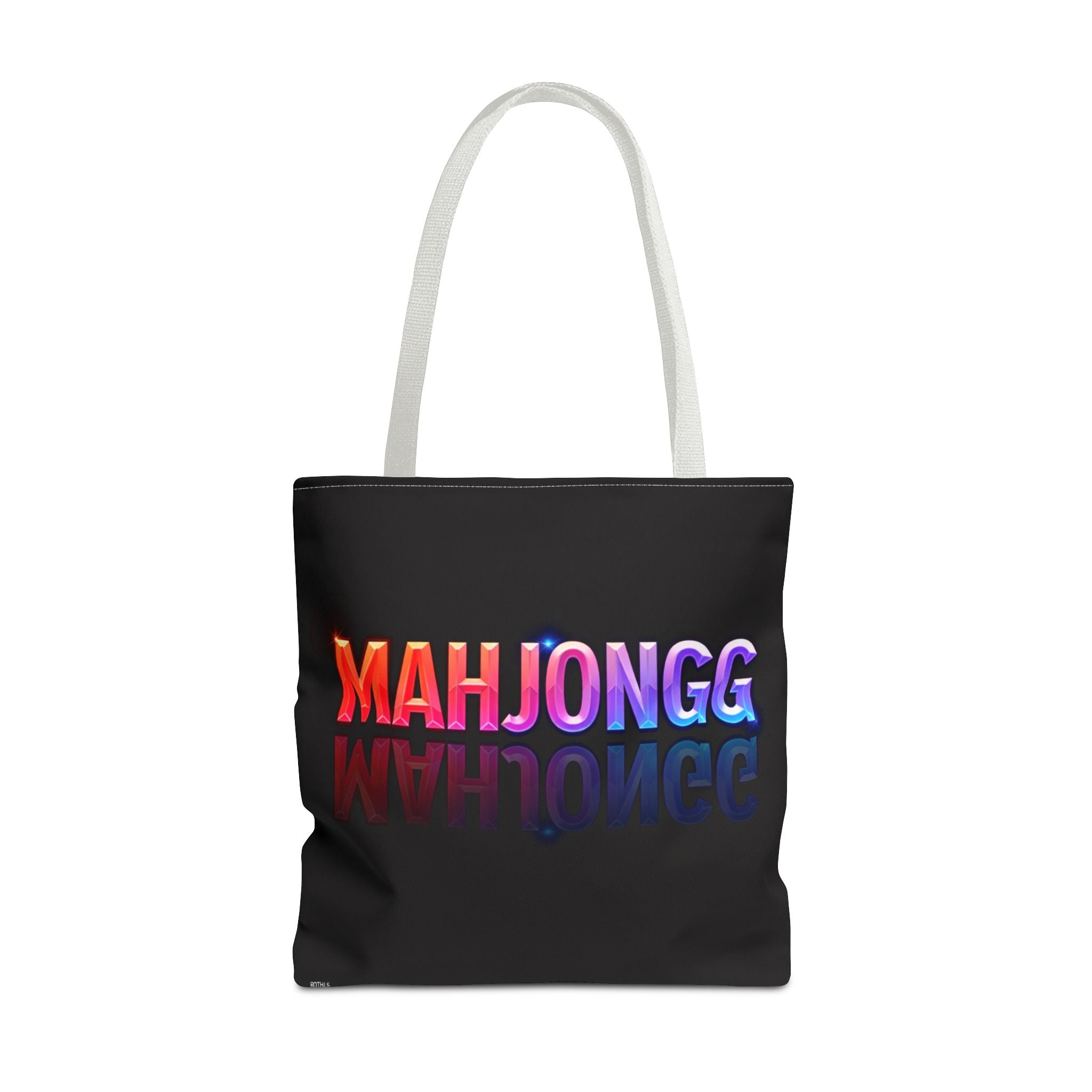 Black American Mahjongg Tiles Tote Bag | All-Over Print Tote