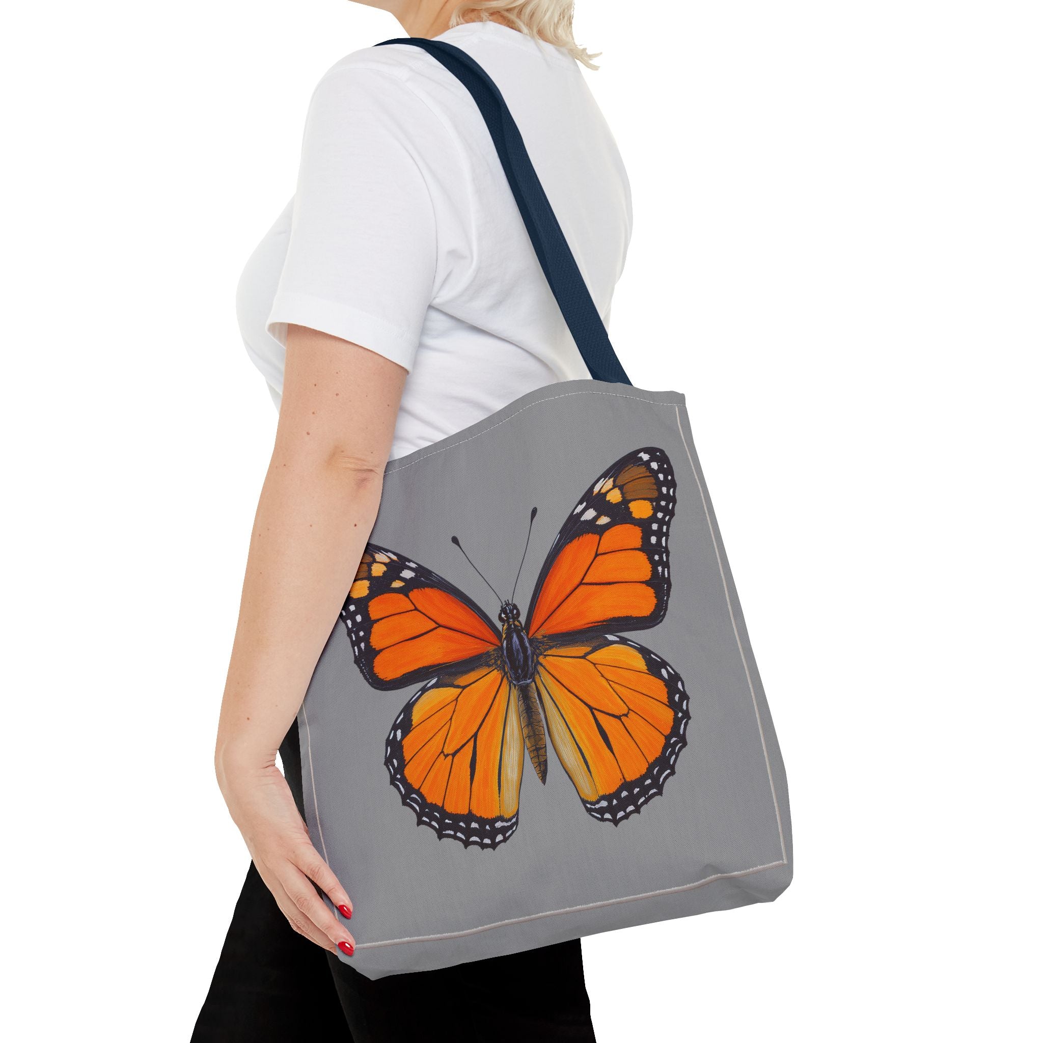 Tote Bag - Monarch Butterfly, Carry-All Shoulder Bag, Reusable Shopping Tote, Gift for Animal Lovers