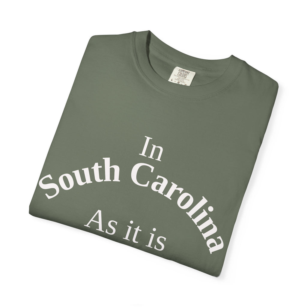 South Carolina Unisex T-Shirt, Matthew 6:10 Faith Apparel, Everyday Inspiration Tee, Home State Love Christian Clothing