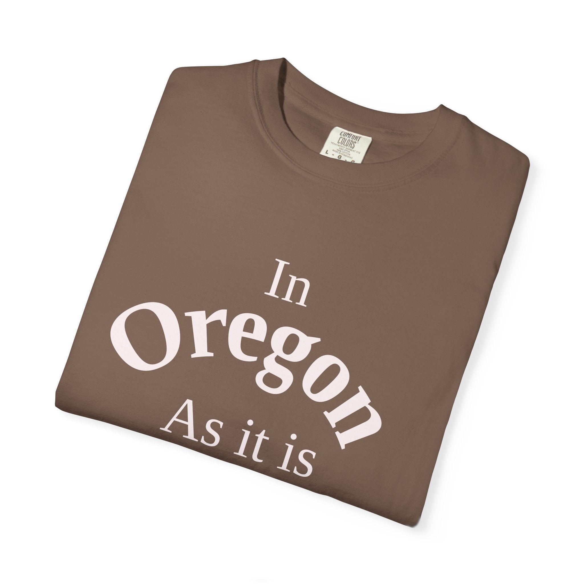 Oregon Unisex T-Shirt, Matthew 6:10 Faith Apparel, Everyday Inspiration Tee, Home State Love Christian Clothing