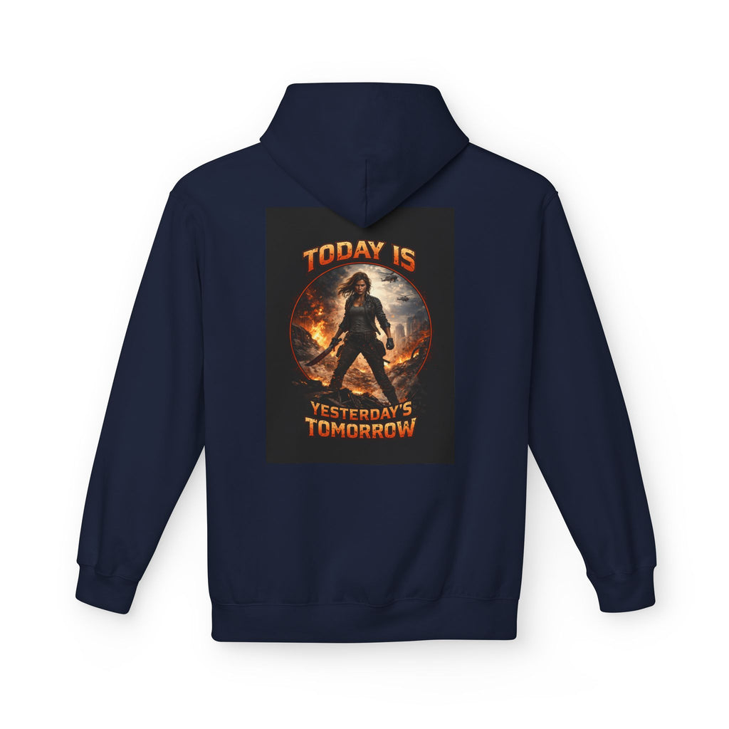 Today Is Yesterday's Tomorrow Hoodie | Retro Quote Sweatshirt