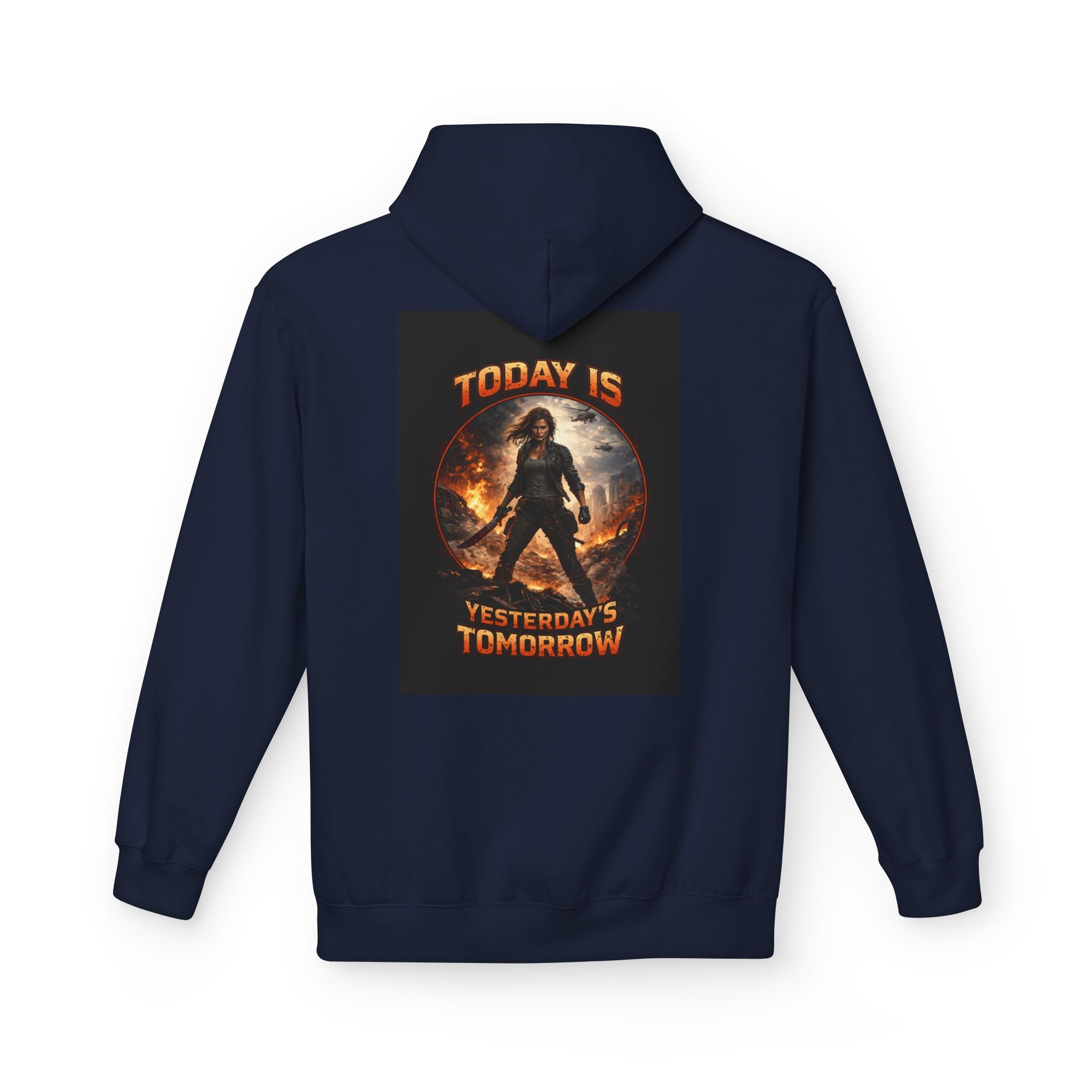 Today Is Yesterday's Tomorrow Hoodie | Retro Quote Sweatshirt