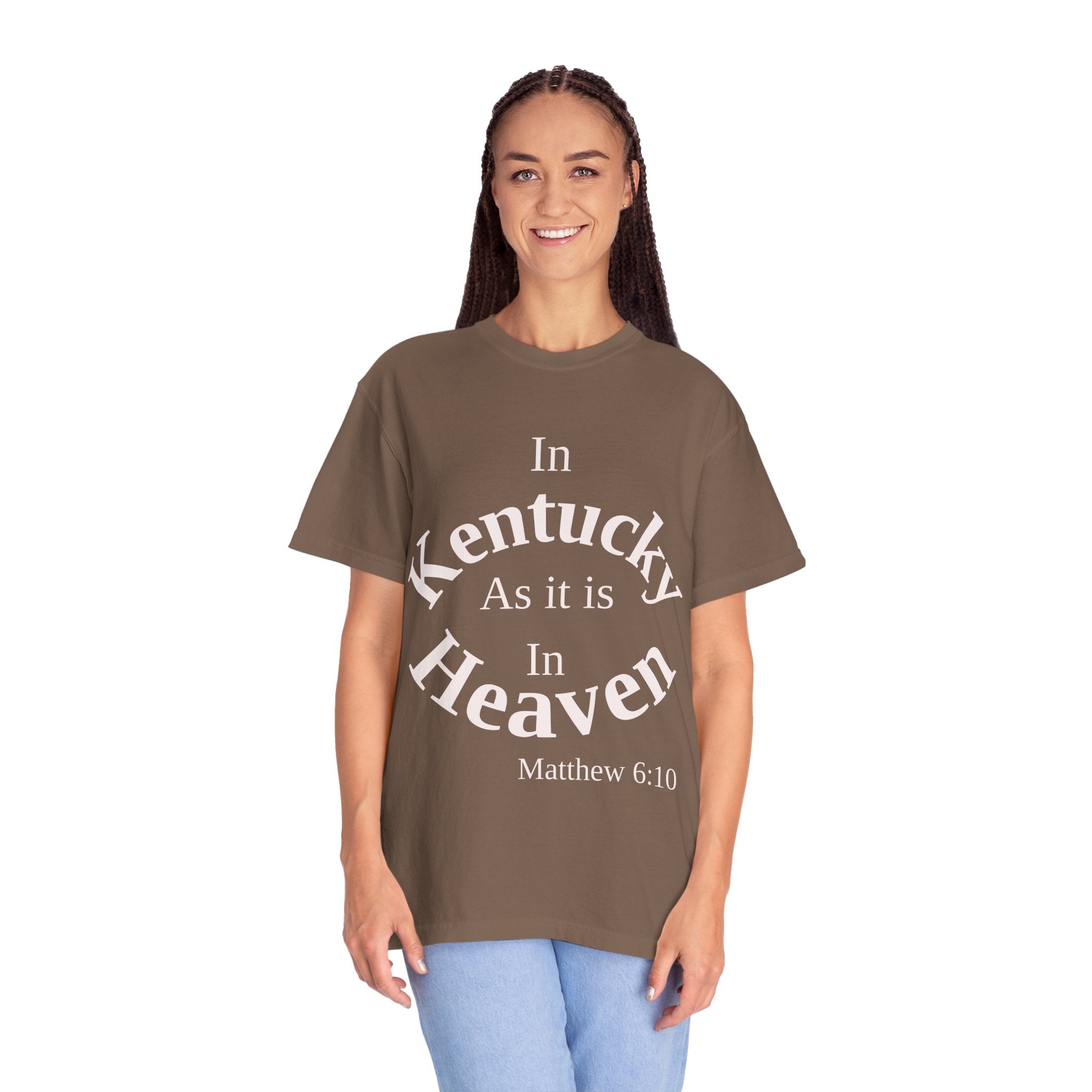 Kentucky Unisex T-Shirt, Matthew 6:10 Faith Apparel, Everyday Inspiration Tee, Home State Love Christian Clothing