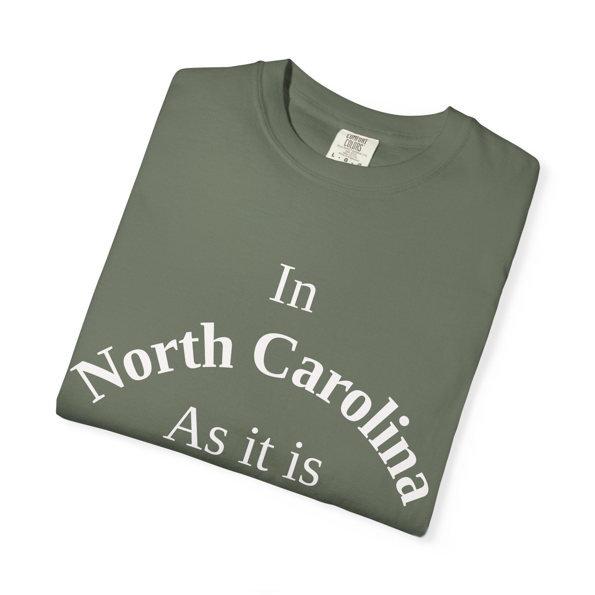 North Carolina Unisex T-Shirt, Matthew 6:10 Faith Apparel, Everyday Inspiration Tee, Home State Love Christian Clothing