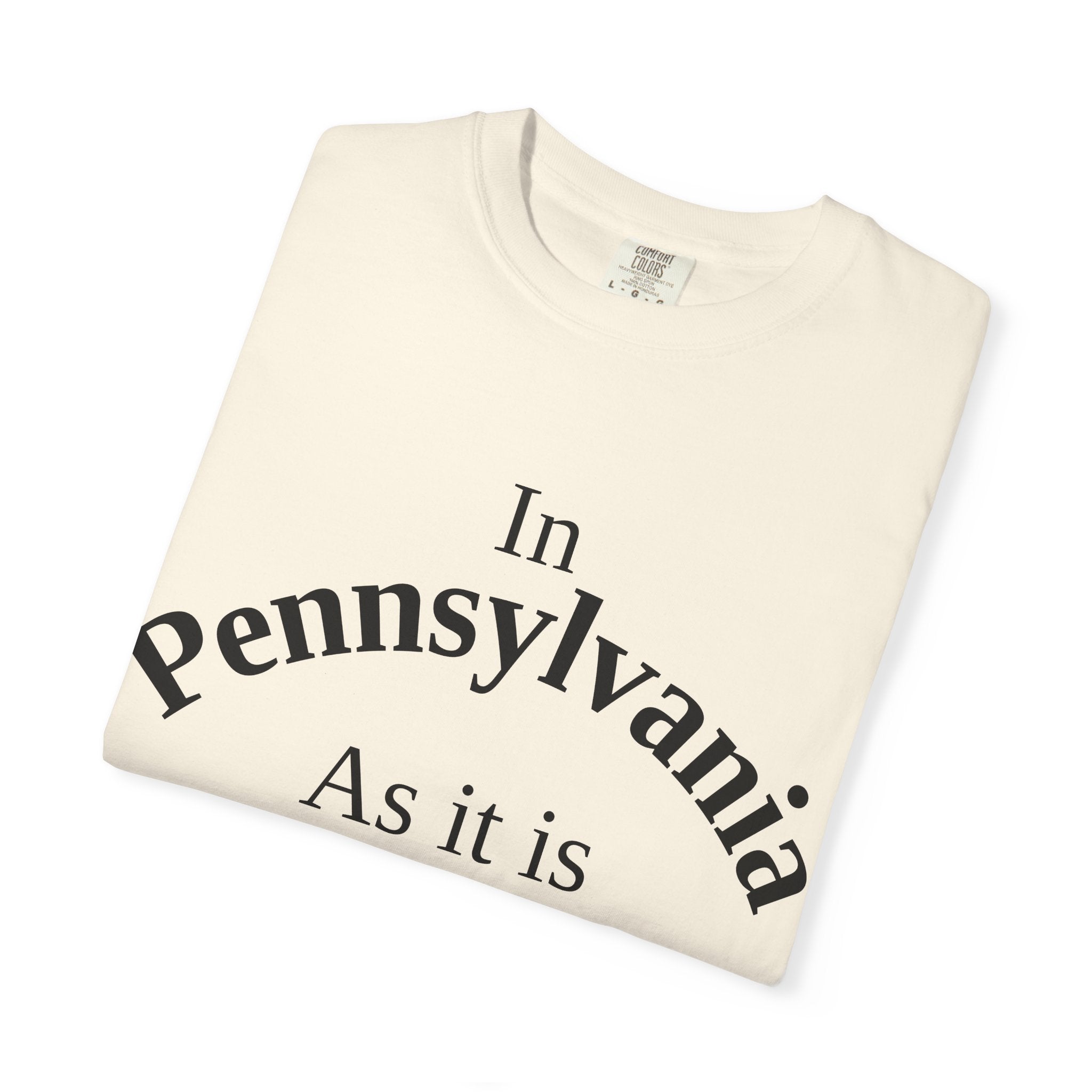 Pennsylvania Unisex T-Shirt, Matthew 6:10 Faith Apparel, Everyday Inspiration Tee, Home State Love Christian Clothing