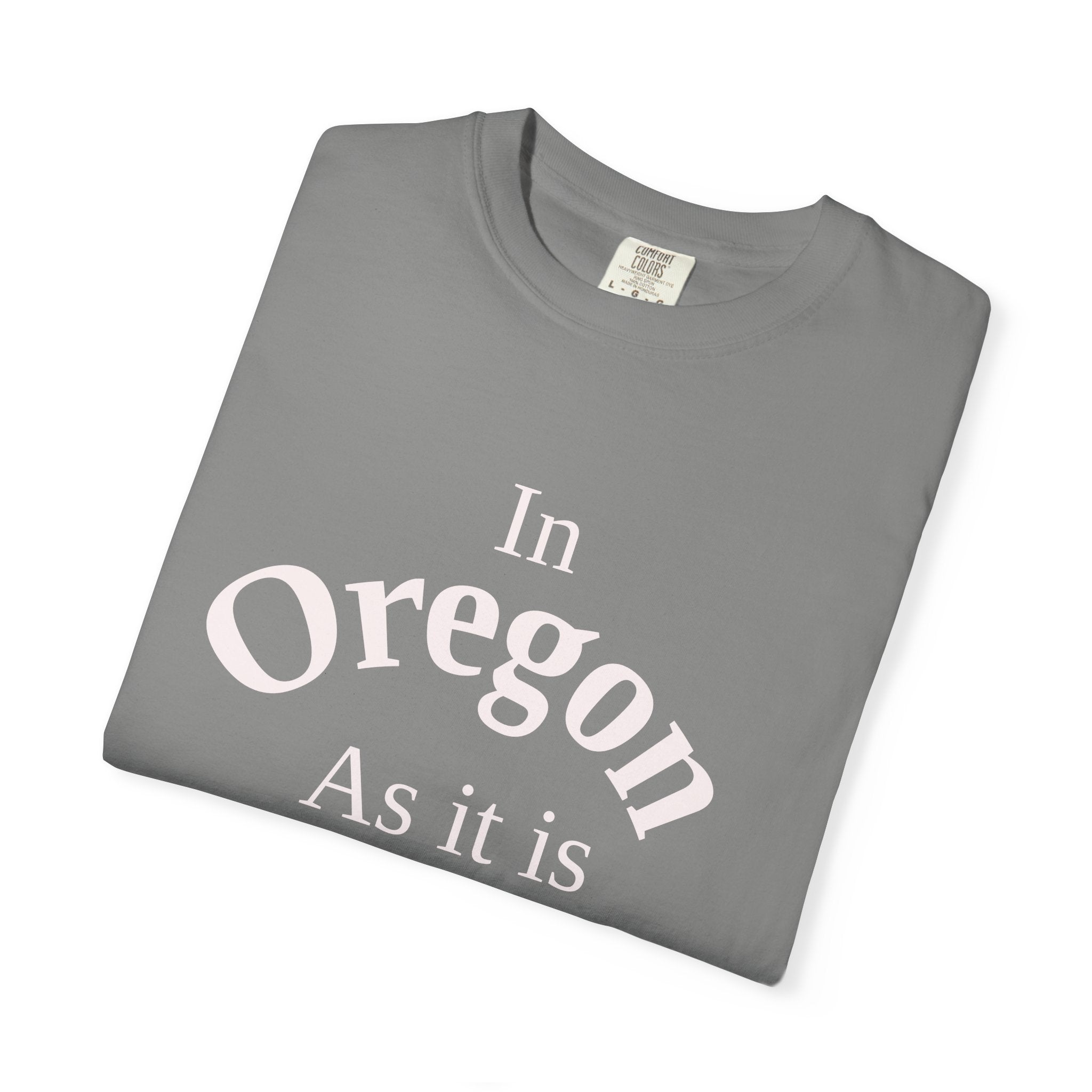 Oregon Unisex T-Shirt, Matthew 6:10 Faith Apparel, Everyday Inspiration Tee, Home State Love Christian Clothing