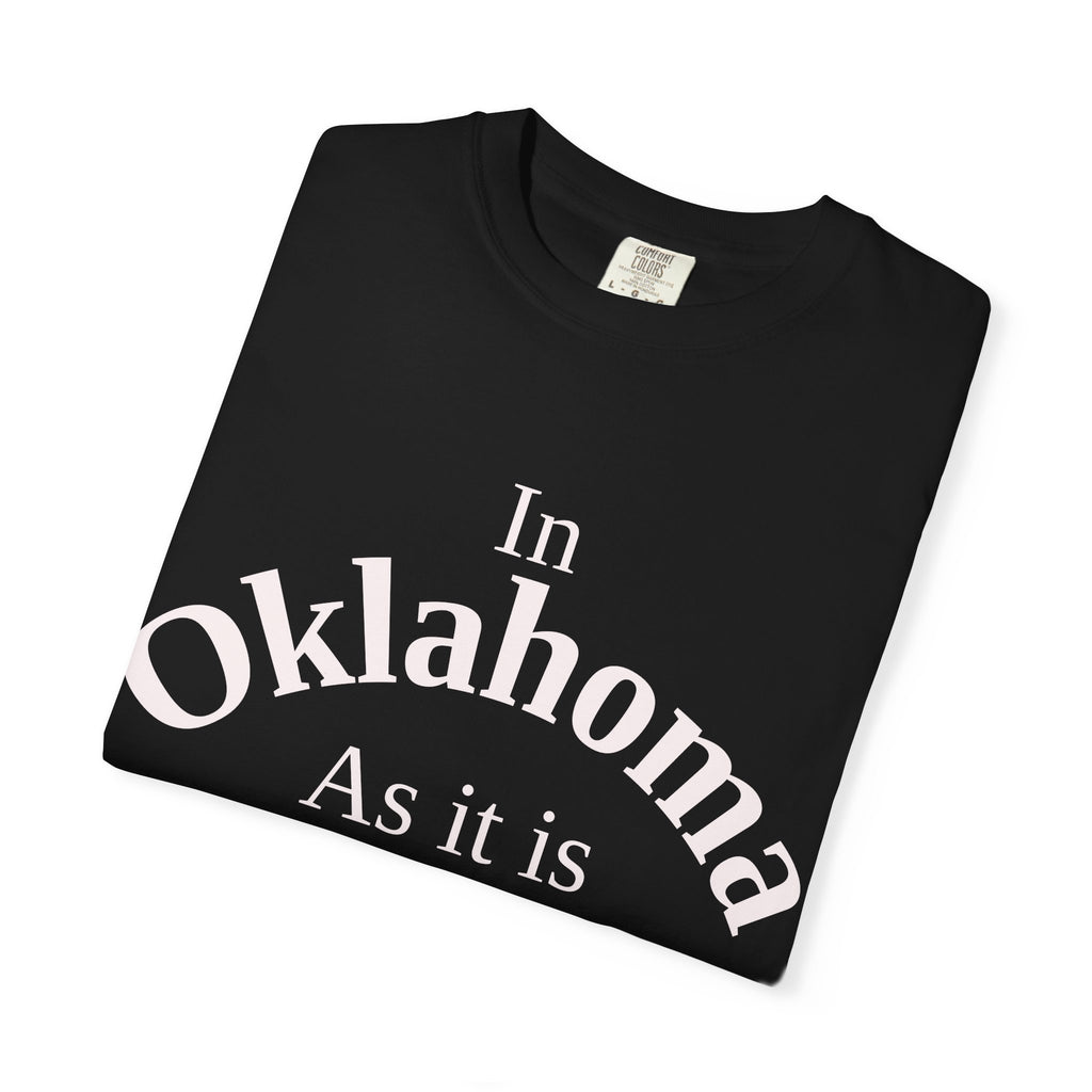 Oklahoma Unisex T-Shirt, Matthew 6:10 Faith Apparel, Everyday Inspiration Tee, Home State Love Christian Clothing