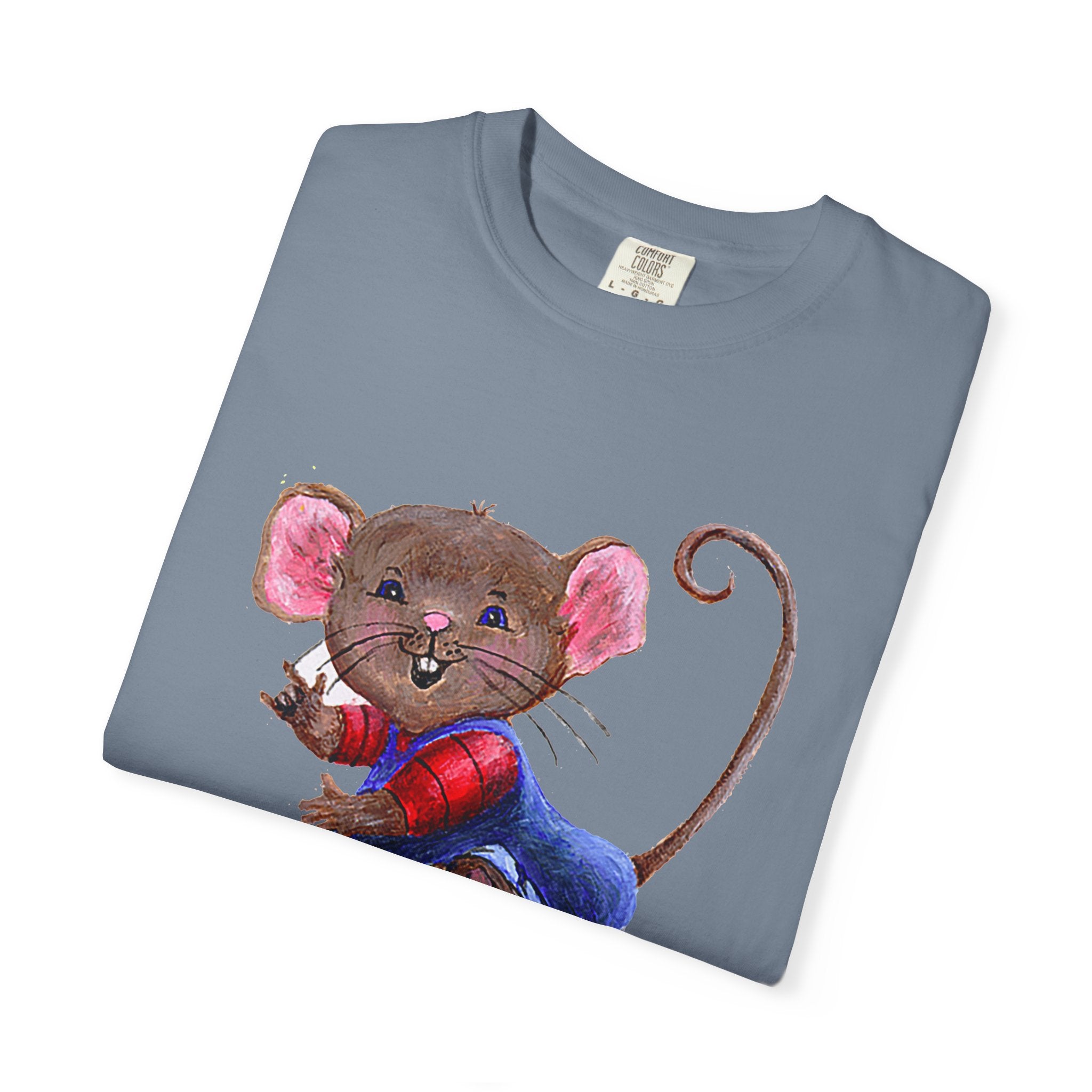 I Love You Mouse Version 2 Unisex T-shirt, Apparel, Clothing, Cute Mouse Tee, Christian Gift, Casual Top