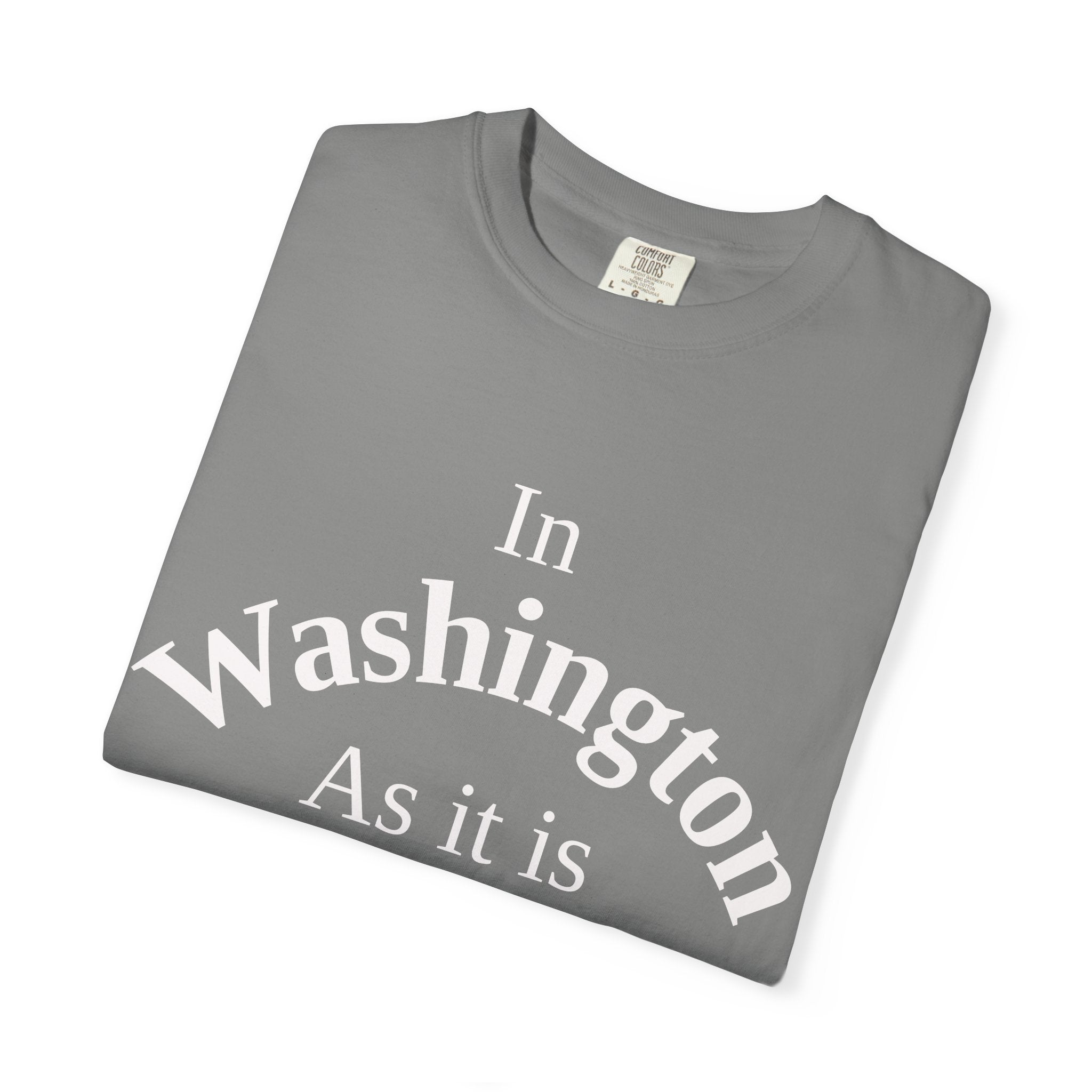 Washington Unisex T-Shirt, Matthew 6:10 Faith Apparel, Everyday Inspiration Tee, Home State Love Christian Clothing