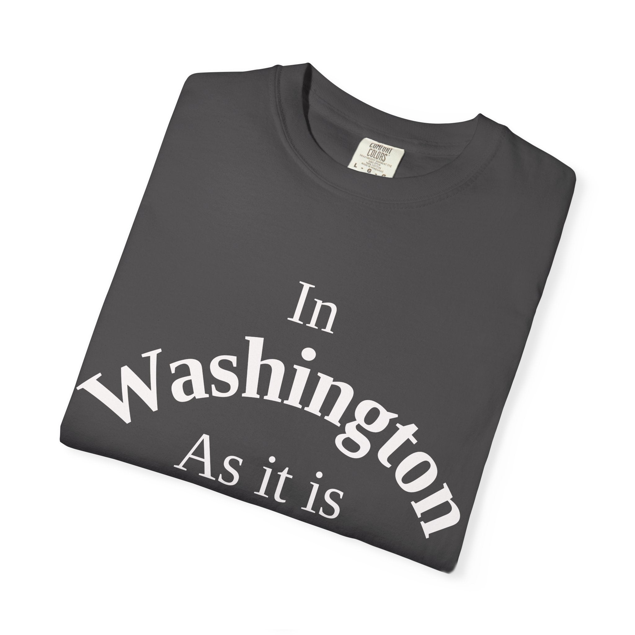 Washington Unisex T-Shirt, Matthew 6:10 Faith Apparel, Everyday Inspiration Tee, Home State Love Christian Clothing