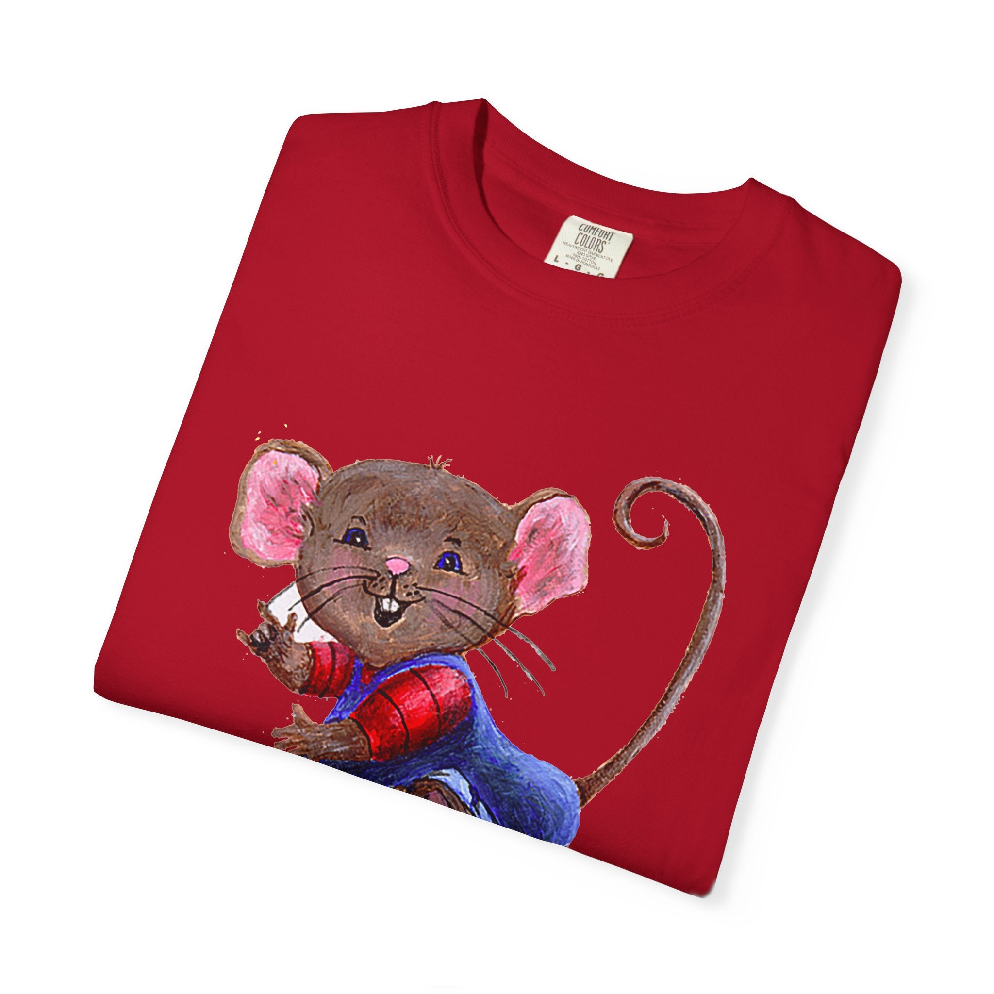 I Love You Mouse Version 2 Unisex T-shirt, Apparel, Clothing, Cute Mouse Tee, Christian Gift, Casual Top