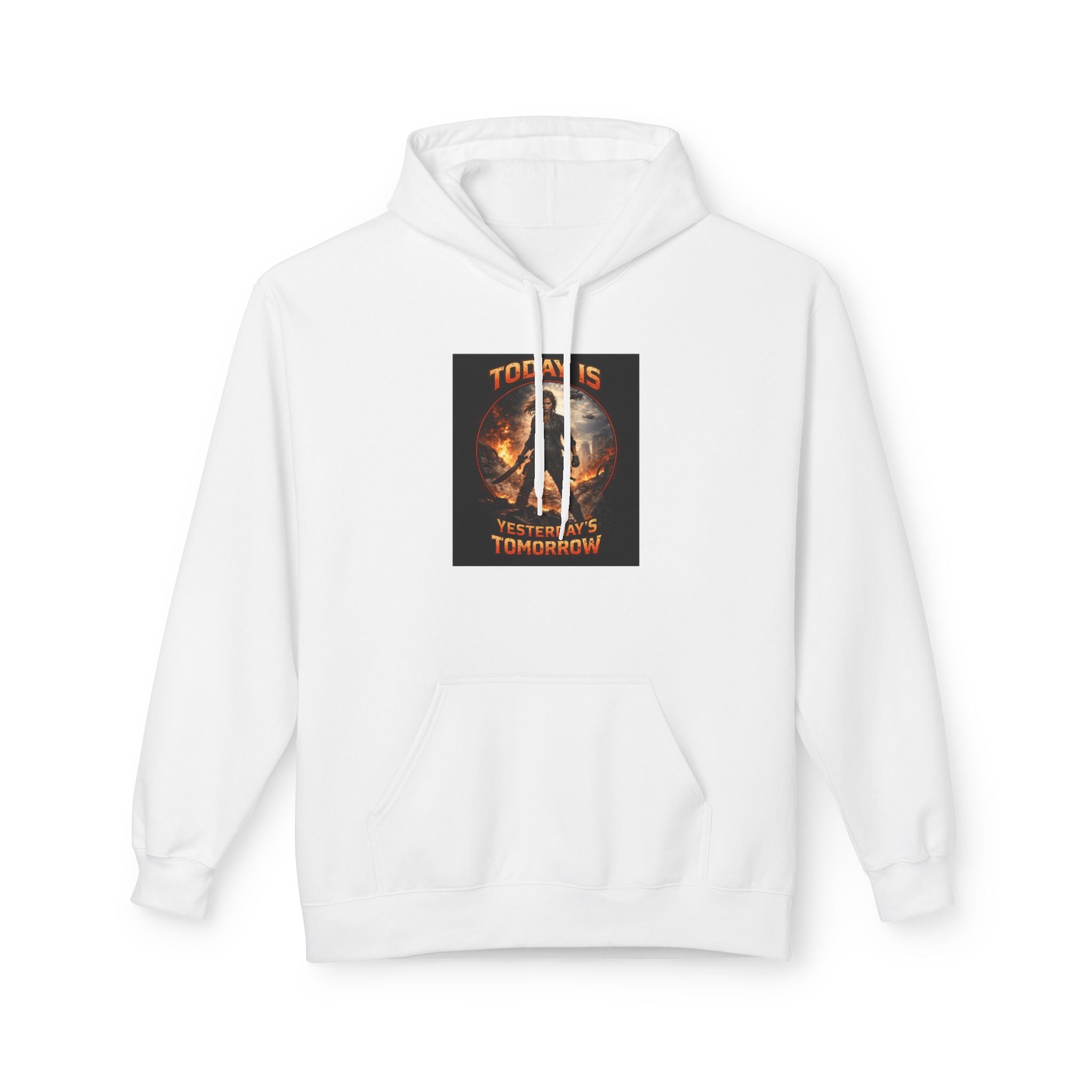 Today Is Yesterday's Tomorrow Hoodie | Retro Quote Sweatshirt
