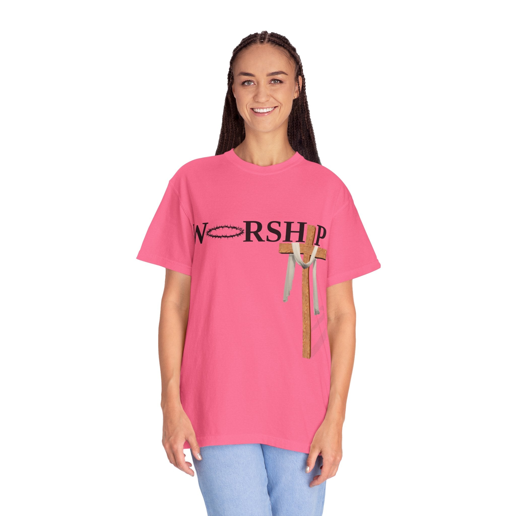 Praise and Worship Unisex T-Shirt, Faith Apparel, Everyday Inspiration Tee, Hometown Love Christian Clothing