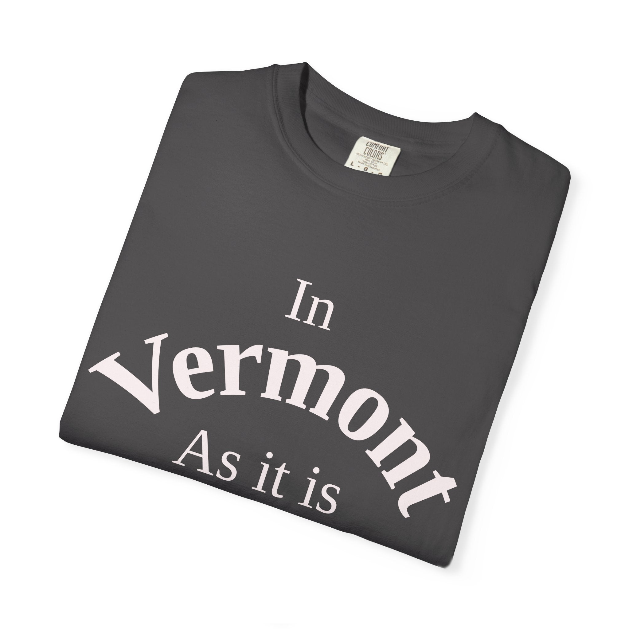 Vermont Unisex T-Shirt, Matthew 6:10 Faith Apparel, Everyday Inspiration Tee, Home State Love Christian Clothing