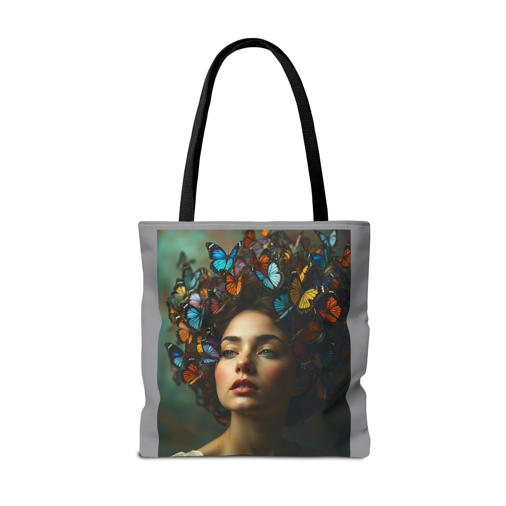 Tote Bag - Butterfly Hair, Carry-All Shoulder Bag, Reusable Shopping Tote, Gift for Animal Lovers