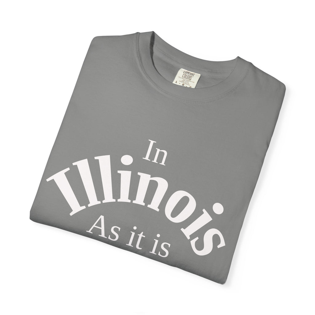 Illinois Unisex T-Shirt, Matthew 6:10 Faith Apparel, Everyday Inspiration Tee, Home State Love Christian Clothing