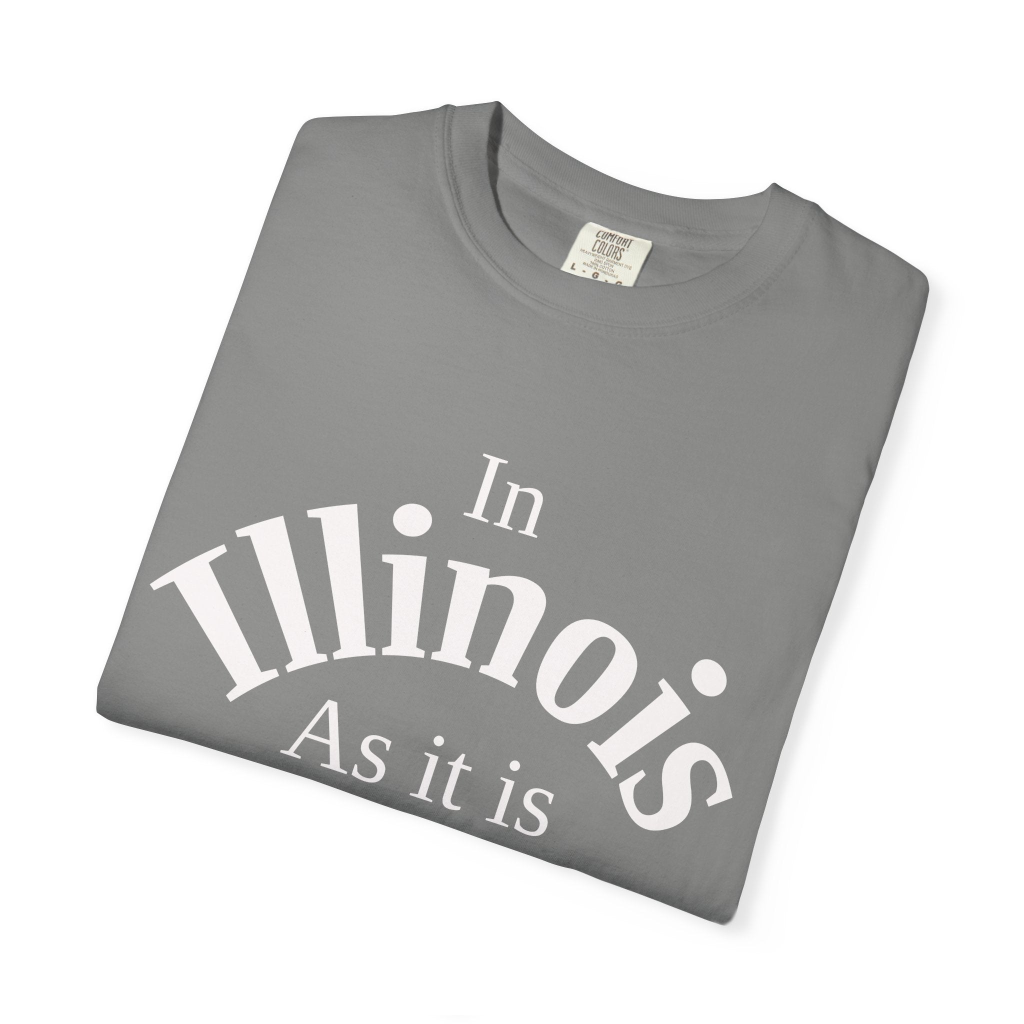 Illinois Unisex T-Shirt, Matthew 6:10 Faith Apparel, Everyday Inspiration Tee, Home State Love Christian Clothing
