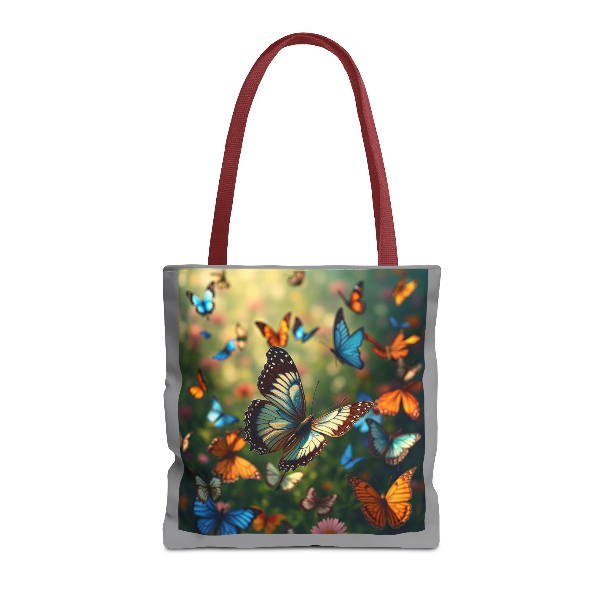 Butterfly Swam 1 Tote Bag - Floral Nature Garden Shopping Bag, Reusable Canvas Handbag, Eco-Friendly Market Tote, Gift for Her, Spring