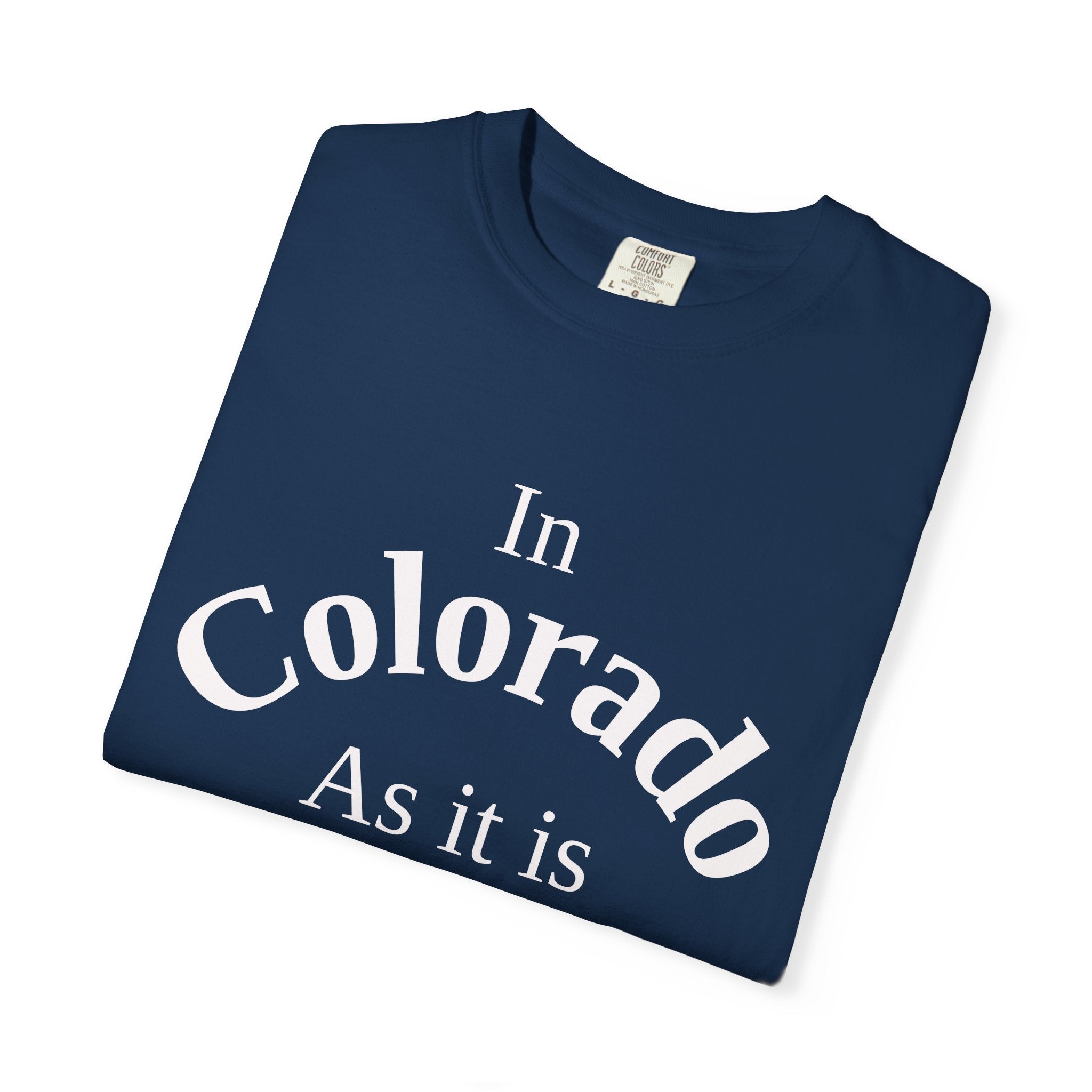 Colorado Unisex T-Shirt, Matthew 6:10 Faith Apparel, Everyday Inspiration Tee, Home State Love Christian Clothing