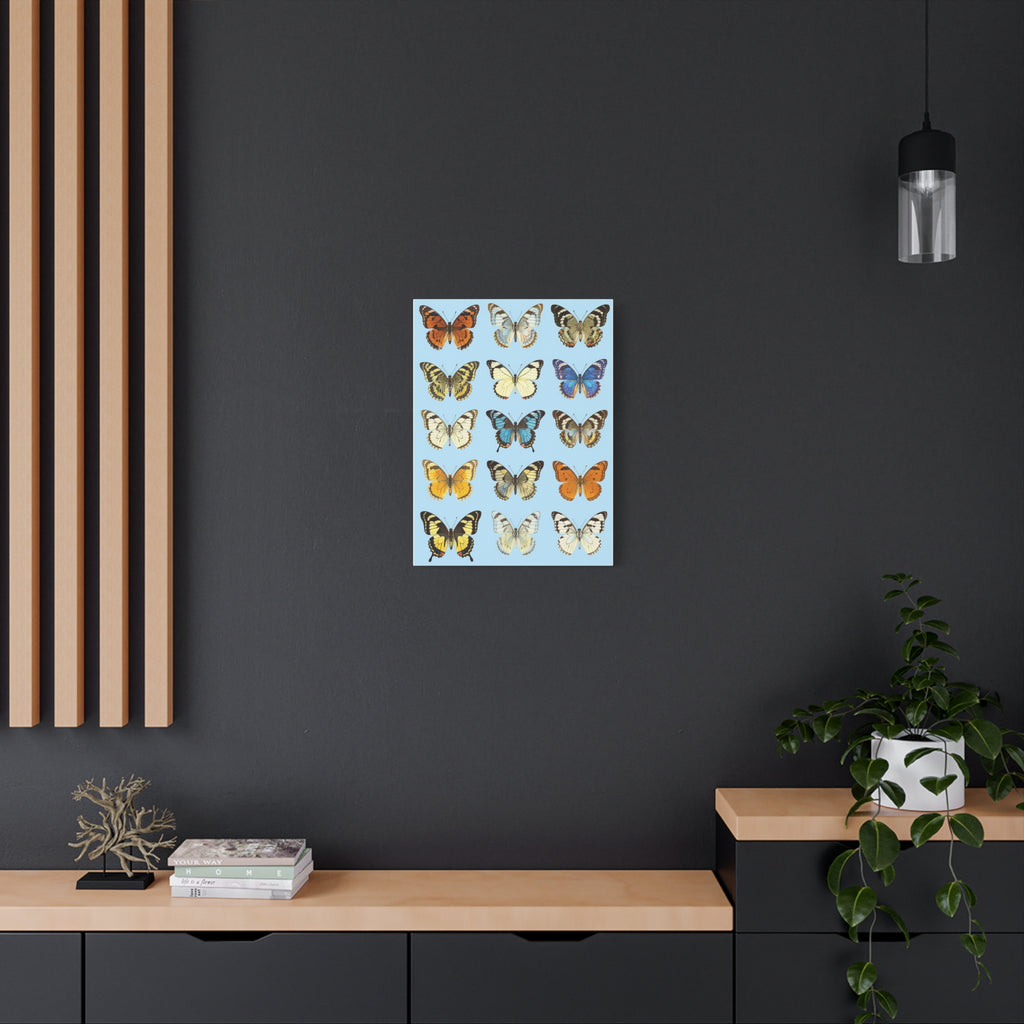 Butterflies 3 Wall Art, Butterfly Lover Gift, Matte Canvas Print, Butterfly Decor, Nature Artwork