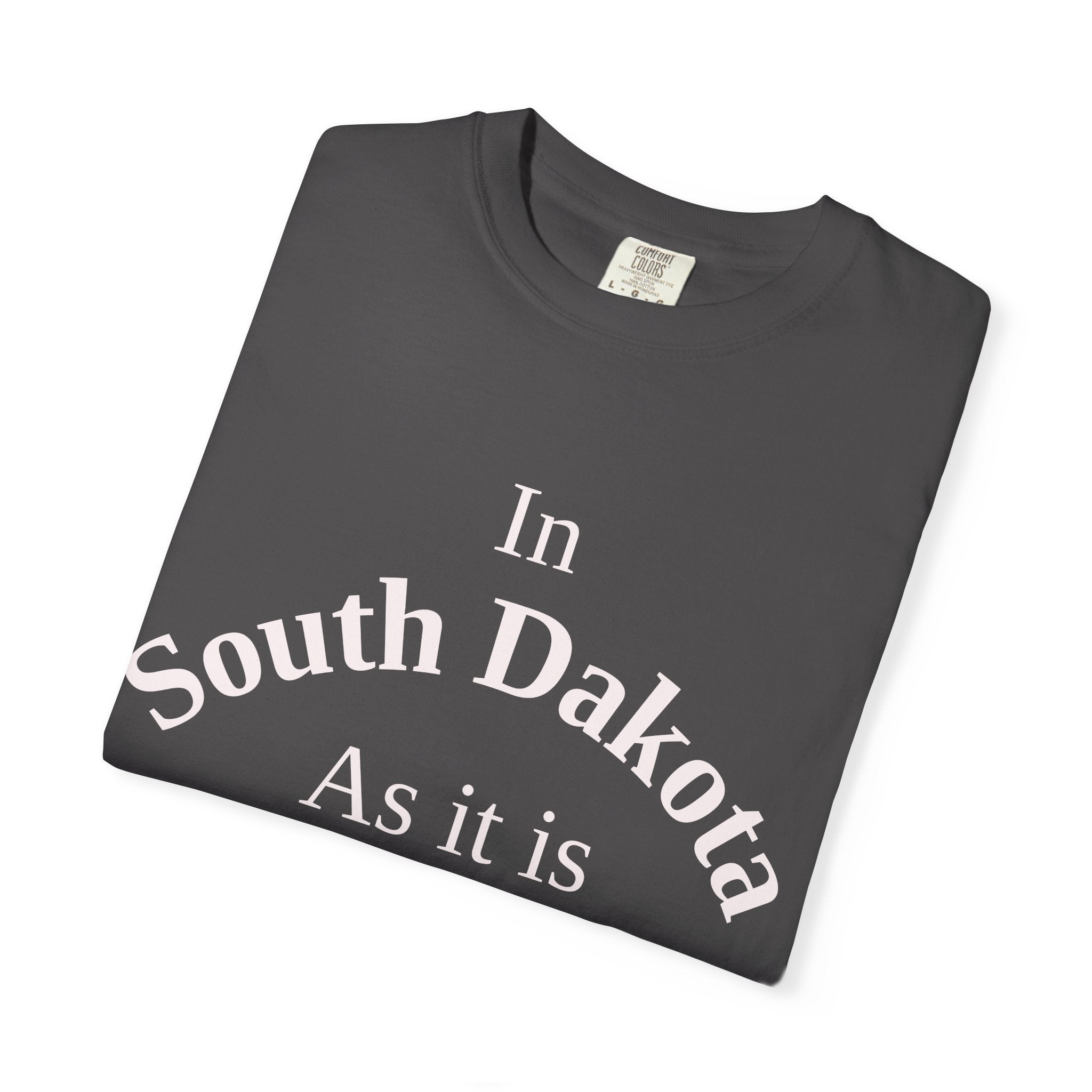 South Dakota Unisex T-Shirt, Matthew 6:10 Faith Apparel, Everyday Inspiration Tee, Home State Love Christian Clothing