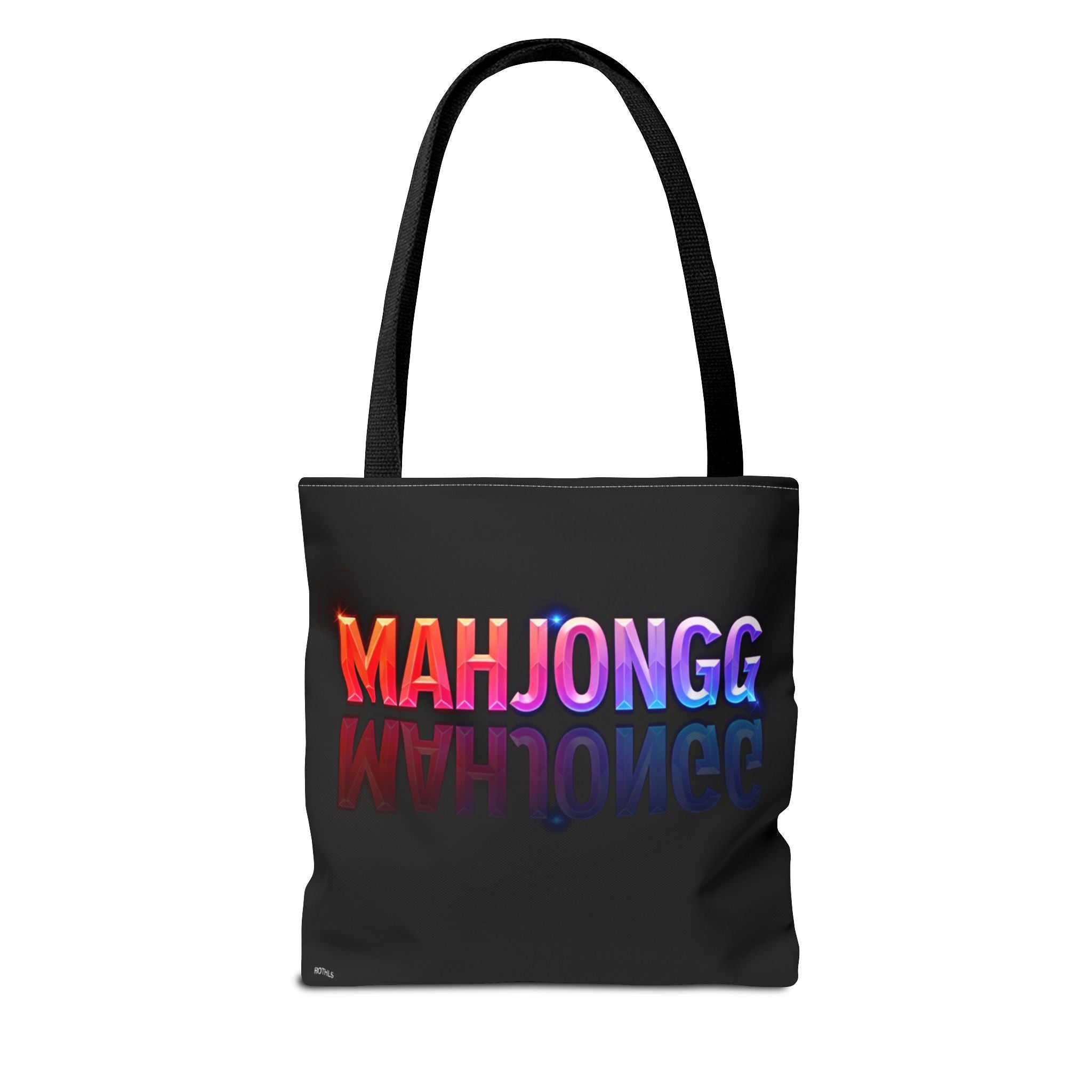 Black American Mahjongg Tiles Tote Bag | All-Over Print Tote