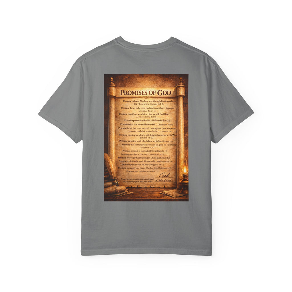Promises of God T-shirt | Spiritual Praise Tee, Religious Faith Graphic