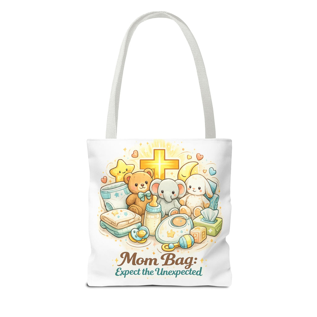 Mom Bag White Tote Bag | All-Over Print Tote