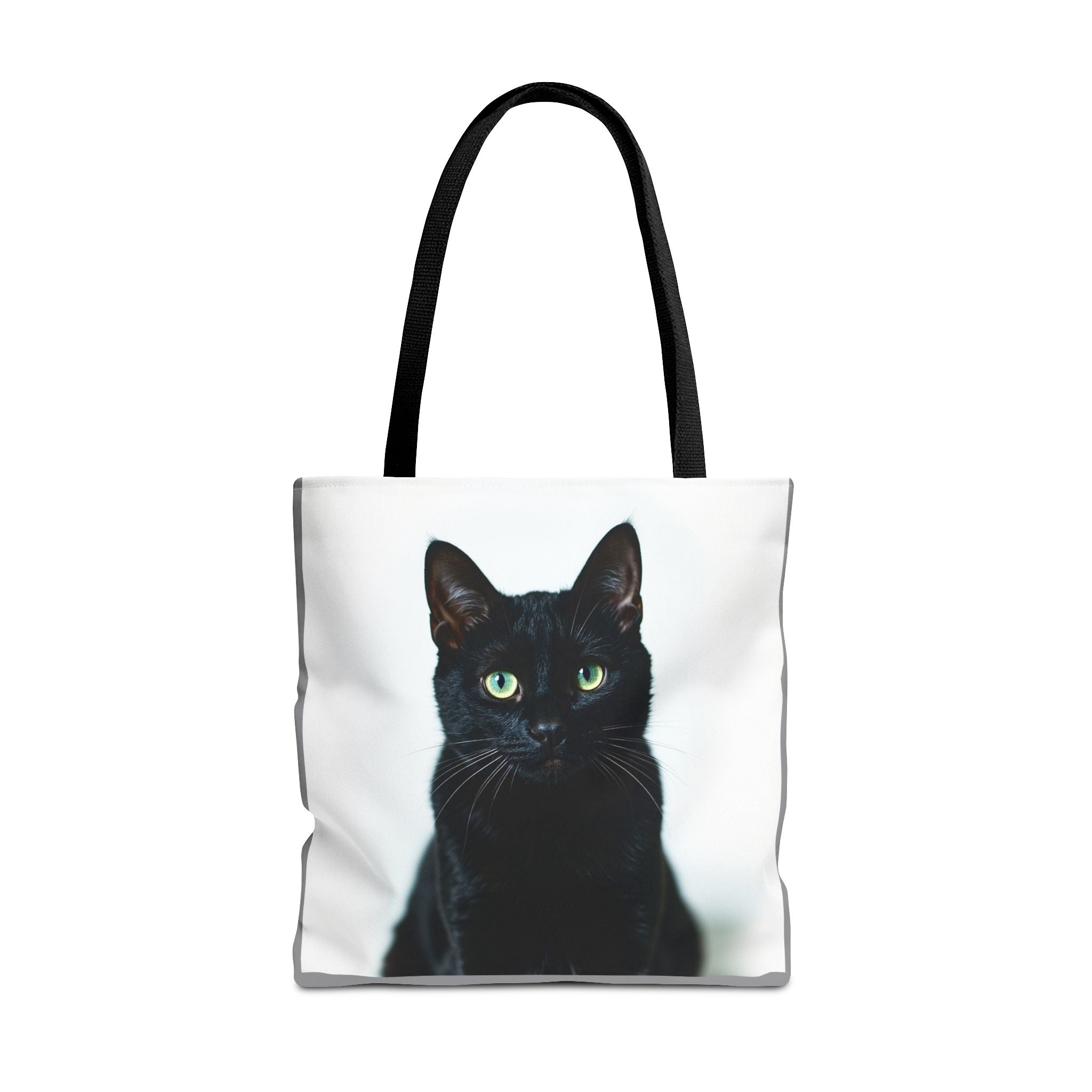 Tote Bag - Black Cat, Carry-All Shoulder Bag, Reusable Shopping Tote, Gift for Animal Lovers