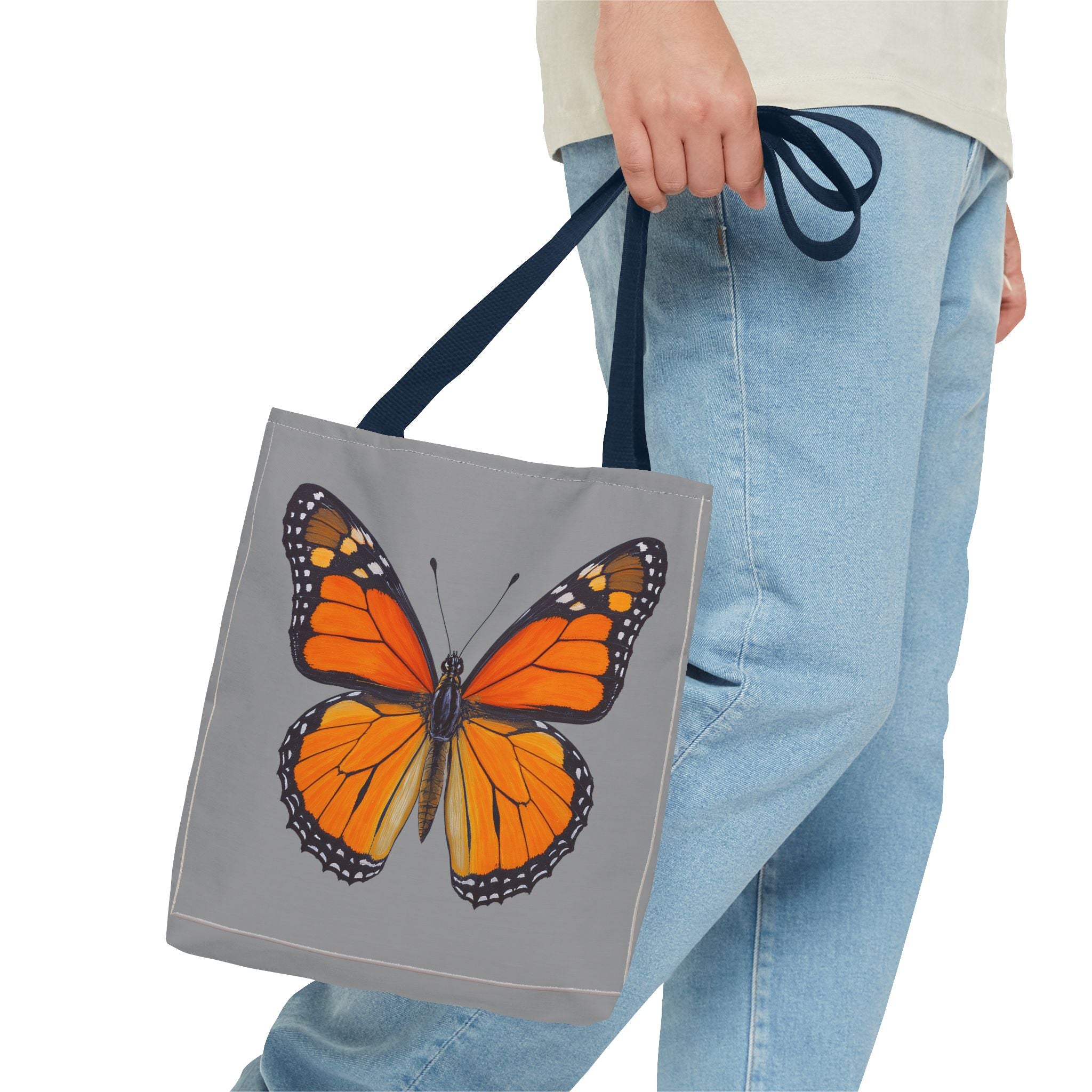 Tote Bag - Monarch Butterfly, Carry-All Shoulder Bag, Reusable Shopping Tote, Gift for Animal Lovers