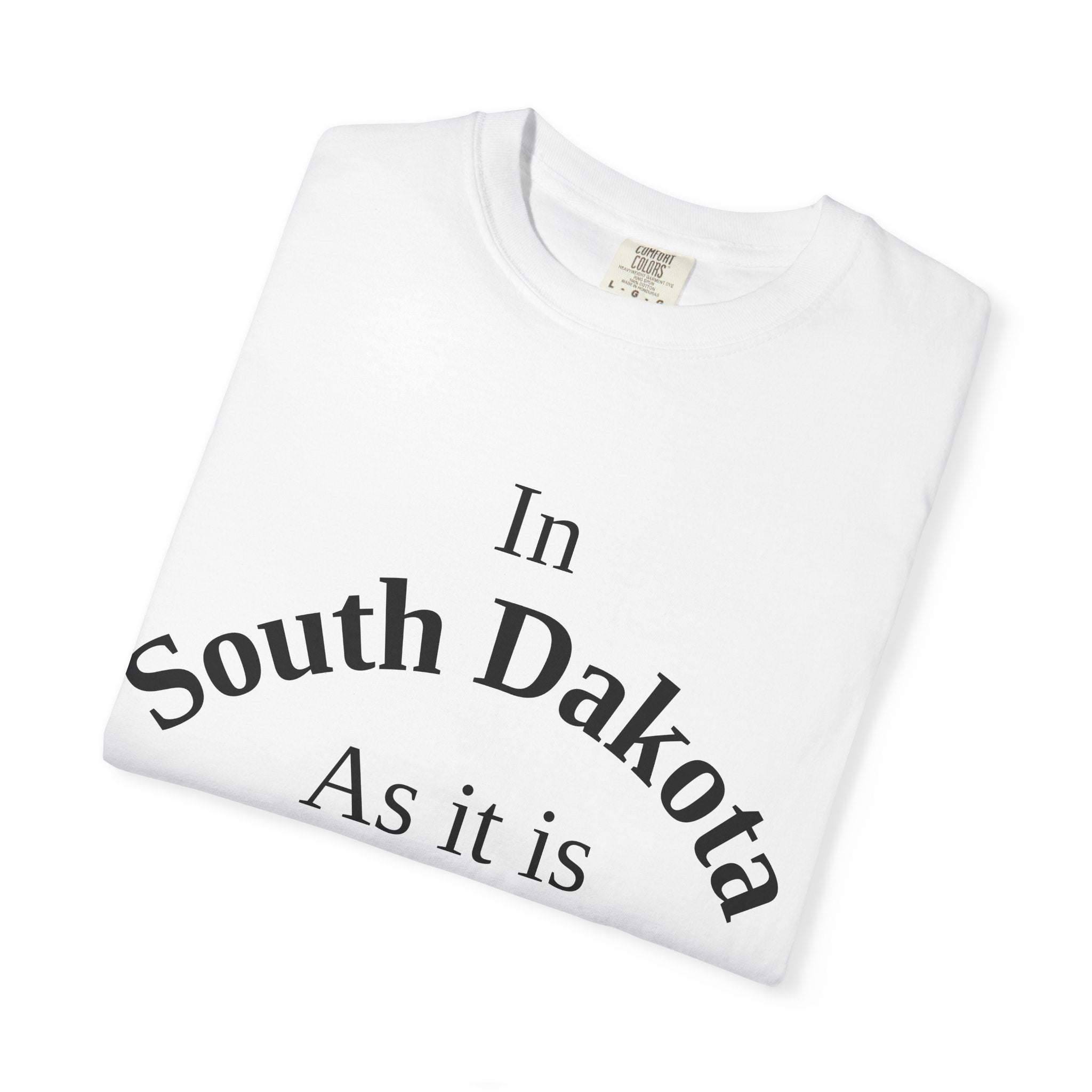 South Dakota Unisex T-Shirt, Matthew 6:10 Faith Apparel, Everyday Inspiration Tee, Home State Love Christian Clothing