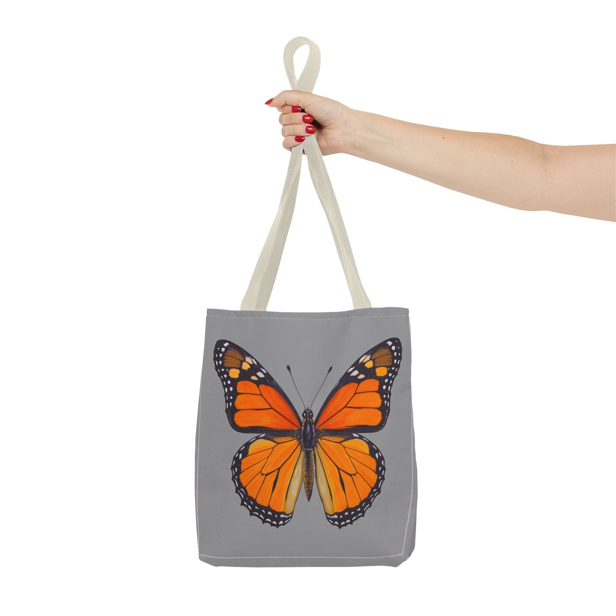 Tote Bag - Monarch Butterfly, Carry-All Shoulder Bag, Reusable Shopping Tote, Gift for Animal Lovers