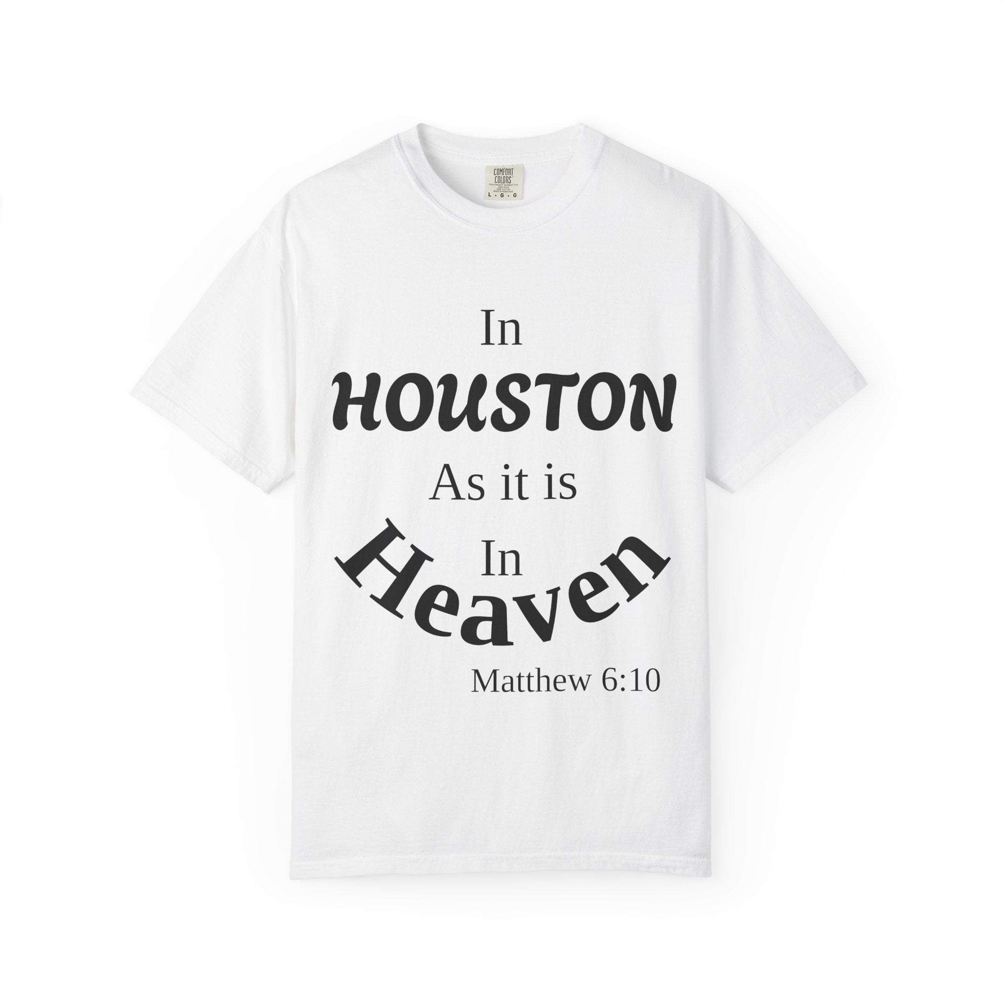 Bible Verse T-Shirt Personalize the City - Matthew 6:10