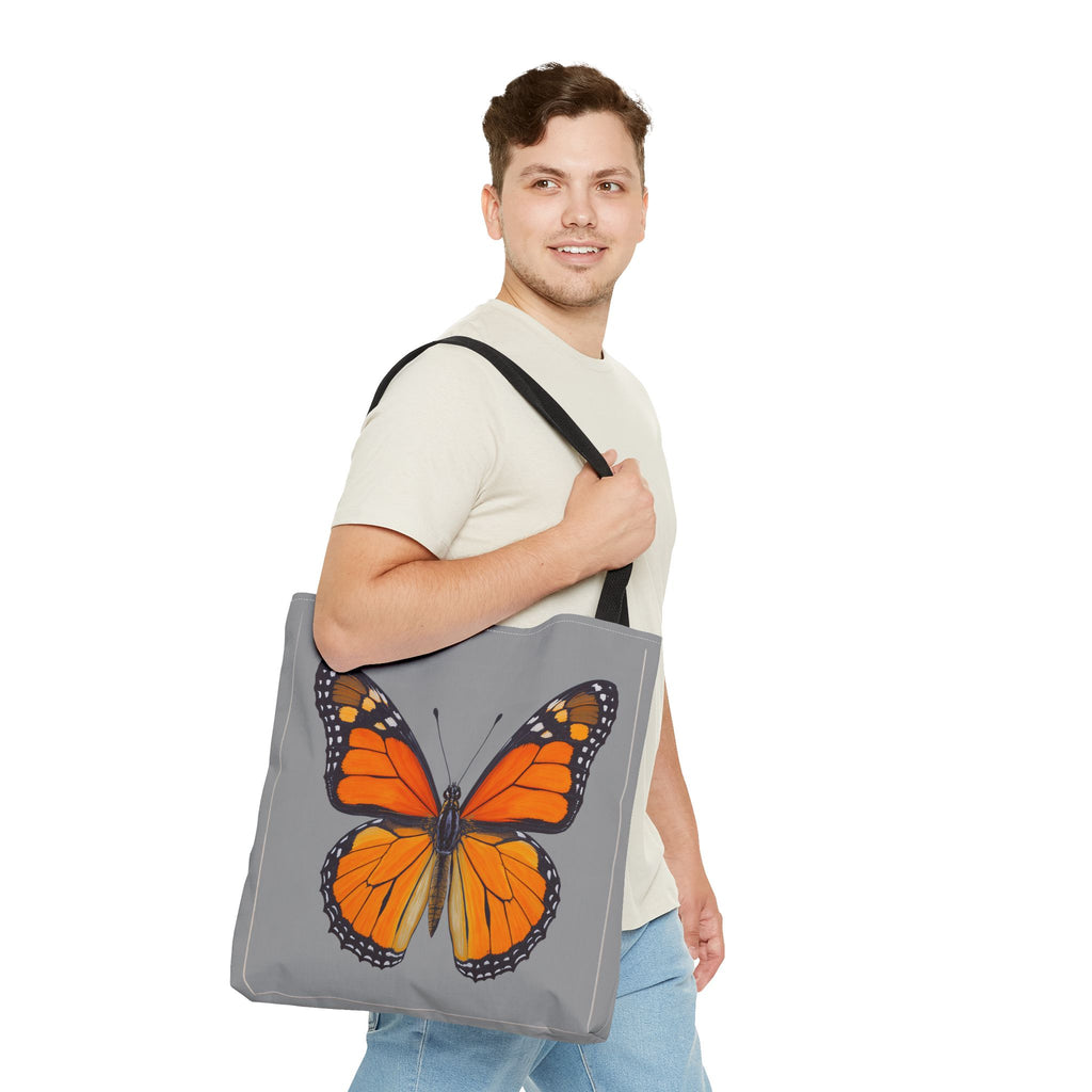 Tote Bag - Monarch Butterfly, Carry-All Shoulder Bag, Reusable Shopping Tote, Gift for Animal Lovers