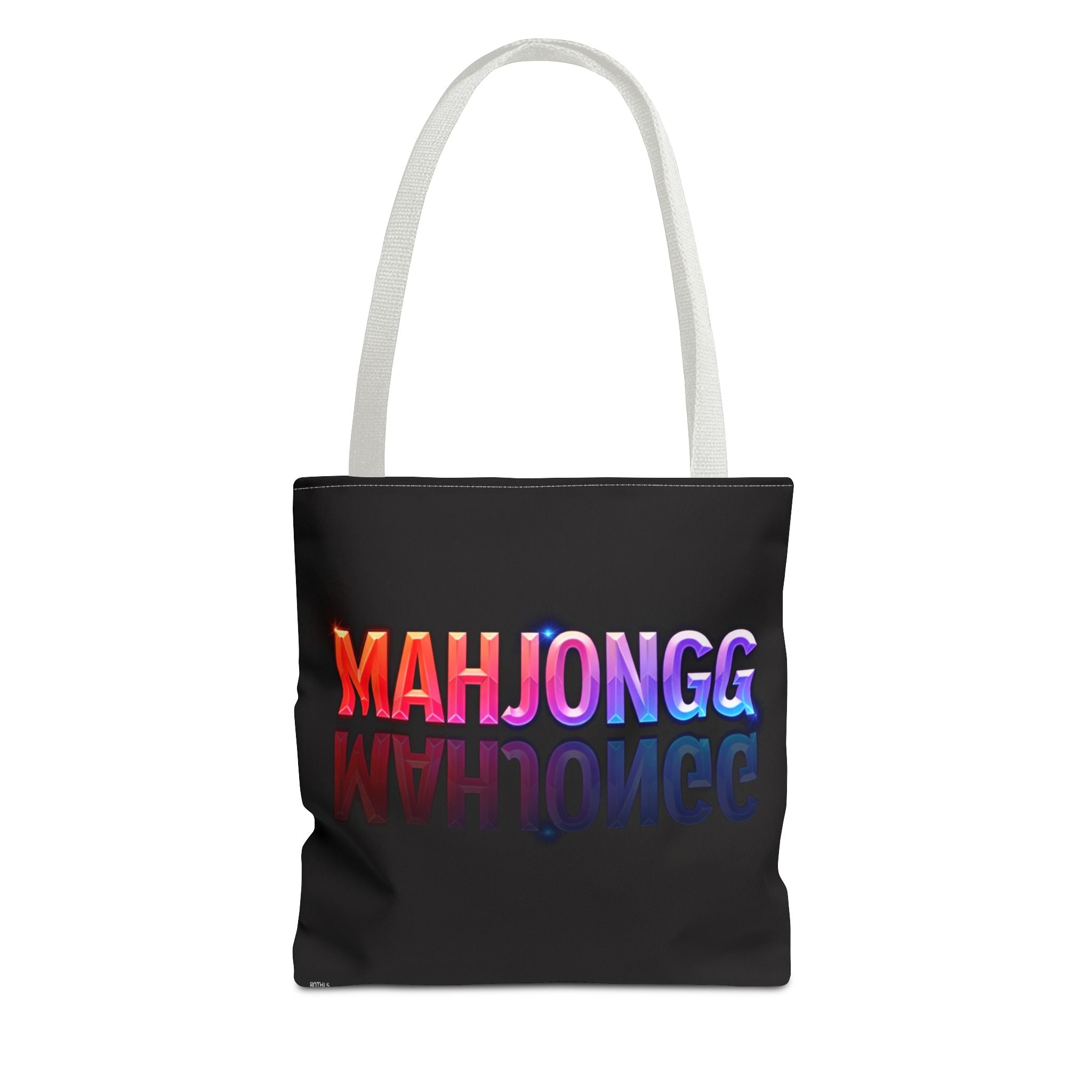 Black American Mahjongg Tiles Tote Bag | All-Over Print Tote