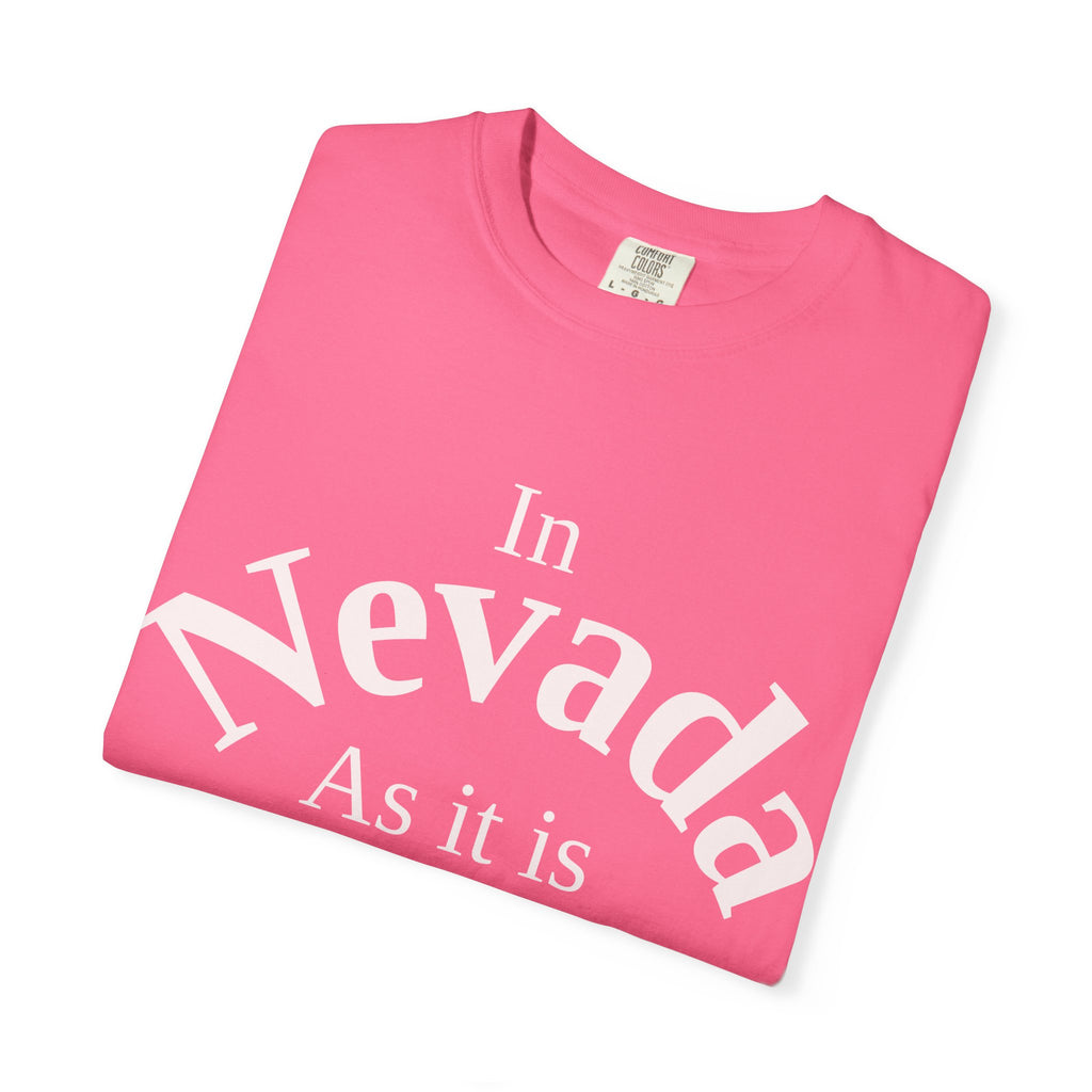 Nevada Unisex T-Shirt, Matthew 6:10 Faith Apparel, Everyday Inspiration Tee, Home State Love Christian Clothing